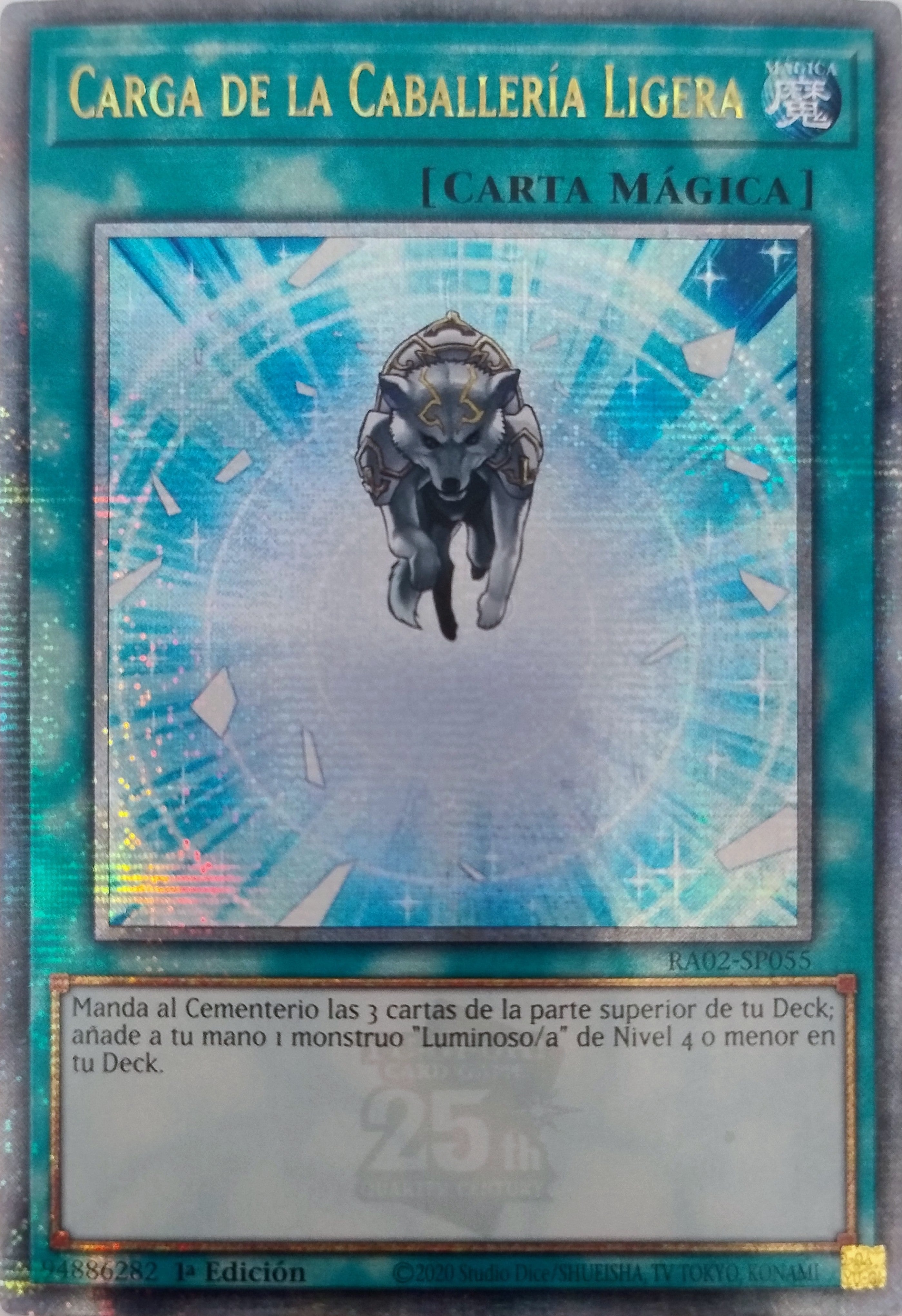 Yugioh! Carga De La Caballeria Ligera Ra02-sp055 1a Edición Quarter