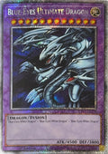 Yugioh! Blue Eyes Ultimate Dragón RA03-EN178 1st Edition Platinum
