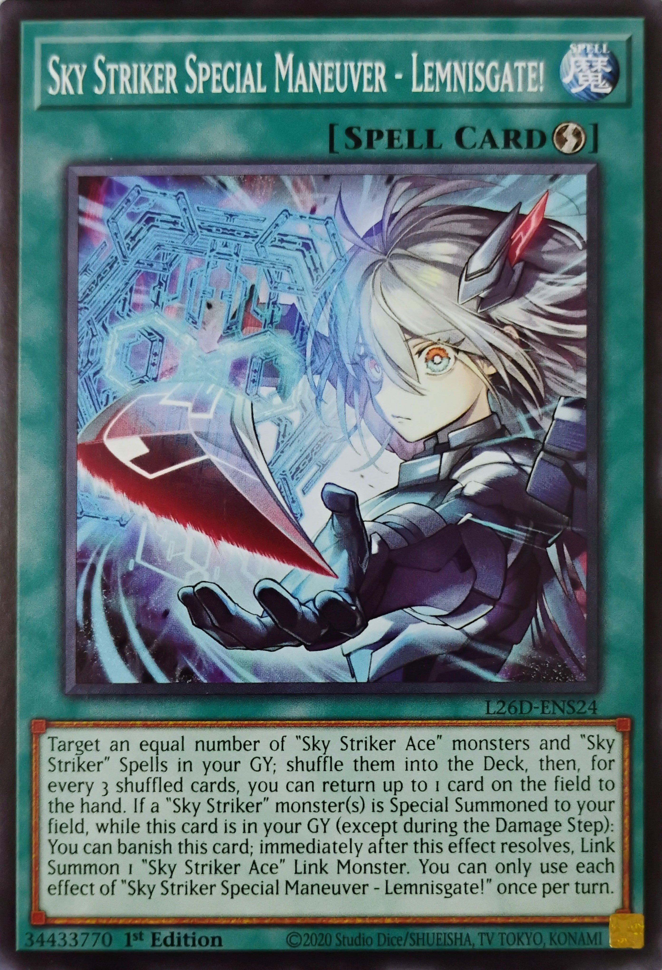 Yugioh! Sky Striker Special Maneuver - Lemnisgate! L26D-ENS24 1st edition