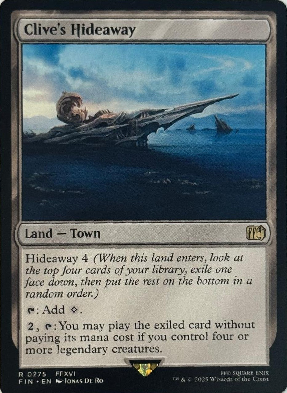 Magic Tcg Clive's Hideaway 0275 Rare