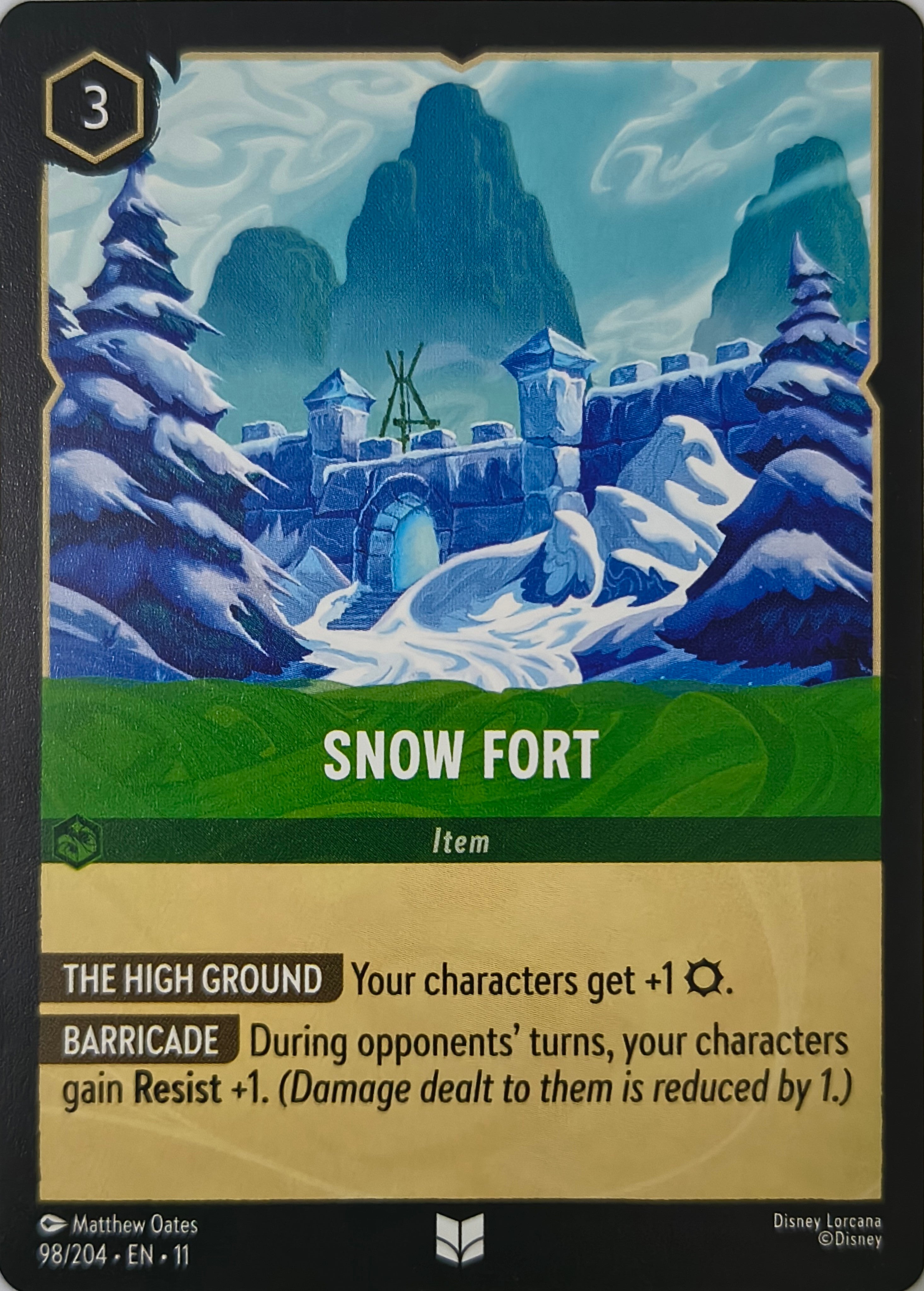 Disney Lorcana Snow Fort 98/204