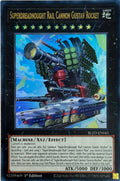 Yugioh! SuperDreadnought Rail Cannon Gustav Rocket BLZD-EN043 1st Edition Ultra