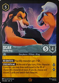 Disney Lorcana Scar 175/204 Bordless