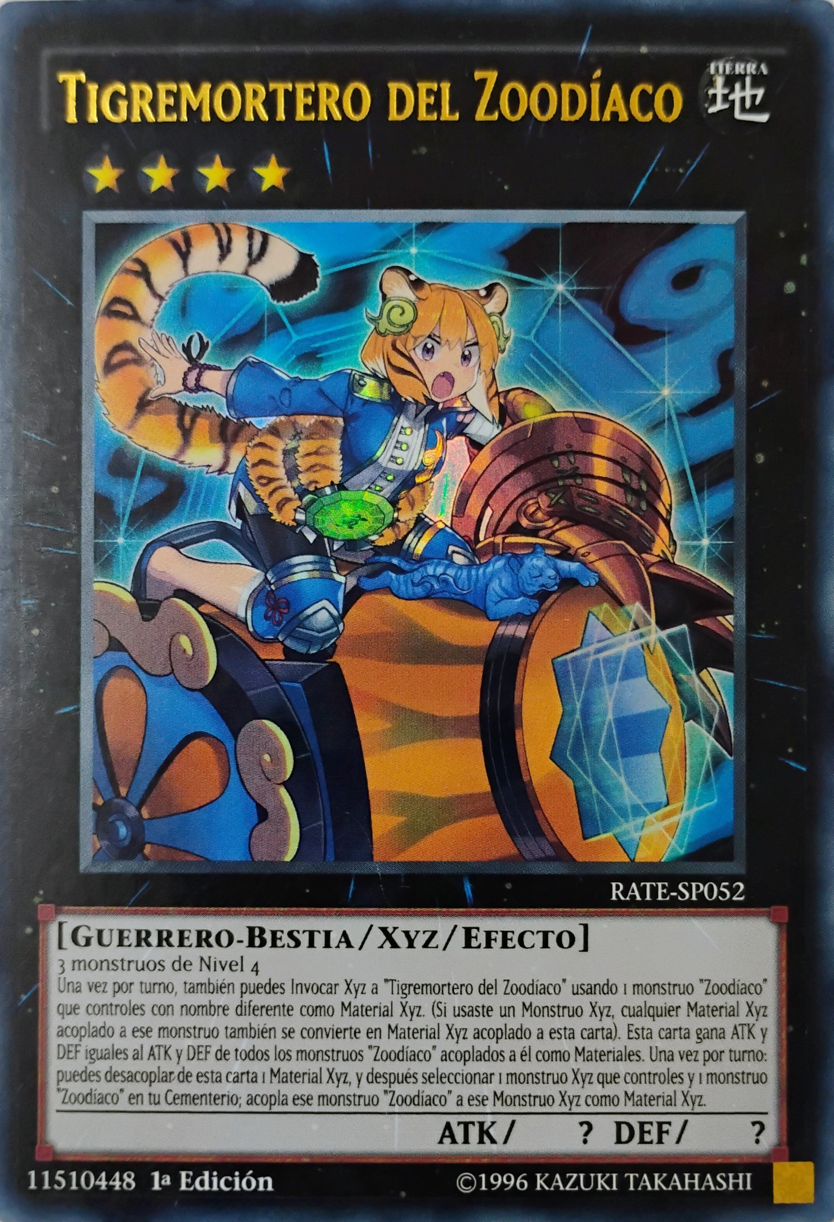 Yugioh! Tigremortero Del Zoodiaco Rate-sp052 Ultra Rare