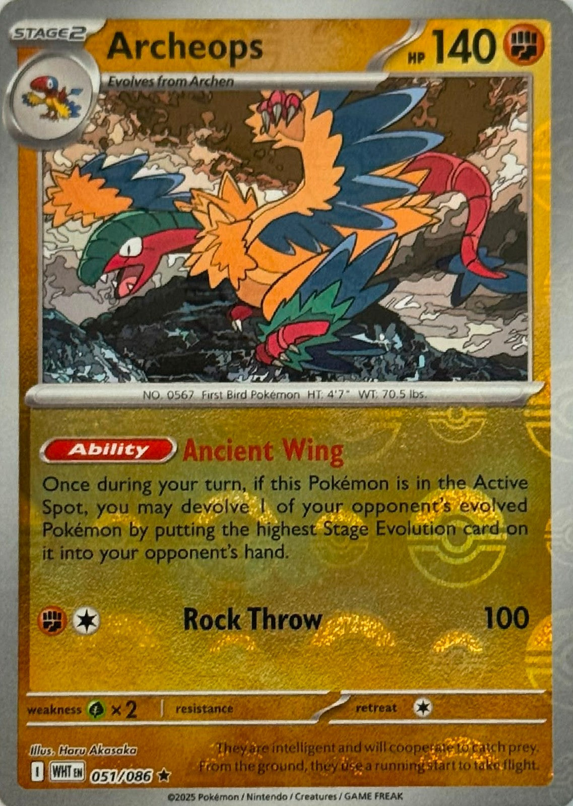 Pokémon Archeops 051/086 (Poke Ball)