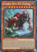 Yugioh! Kyoro Ryu-Ge Kaiva CRBR-EN031 1st Edition Collector Rare