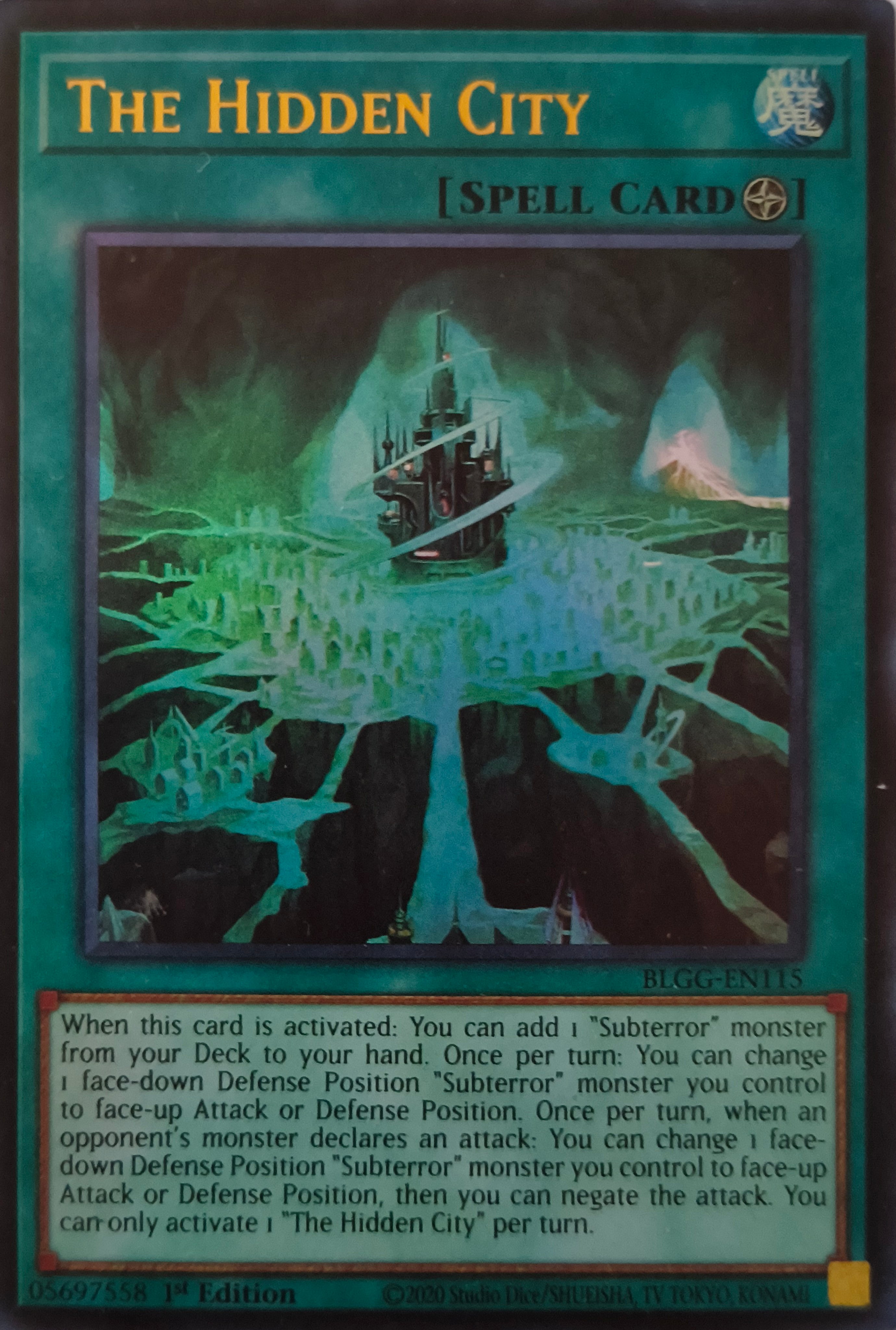 Yugioh! The Hidden City Blgg-en115 1st edition Ultra Rare