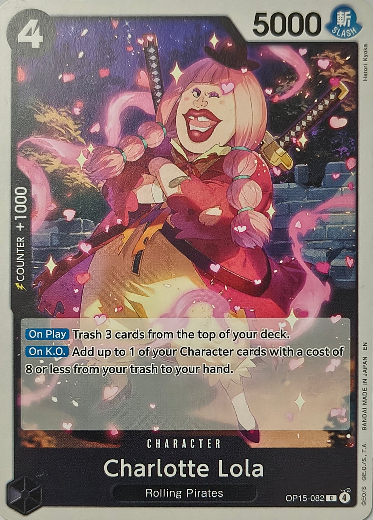 One piece tcg Charlotte Lola Op15-082