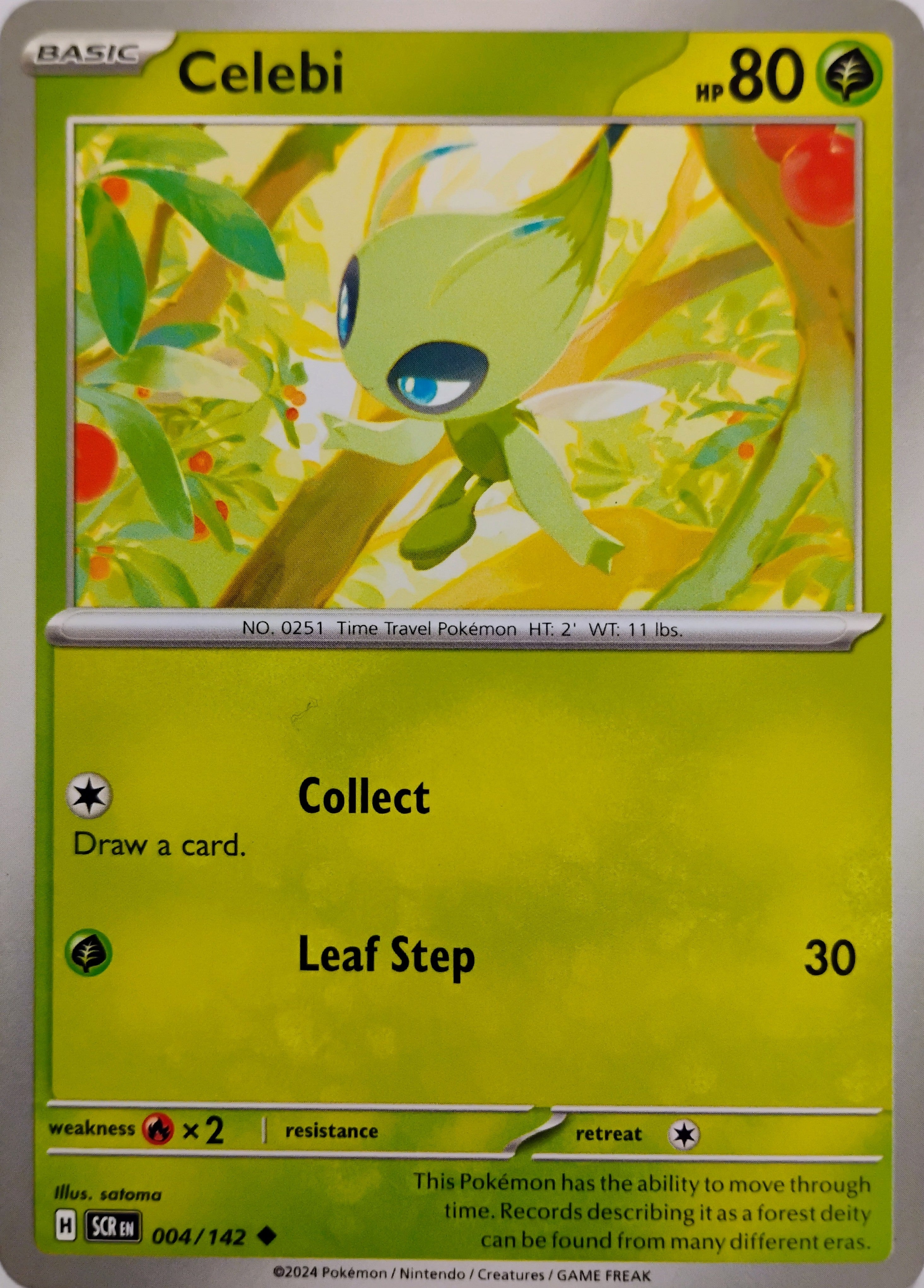 Pokémon tcg Celebi 004/142