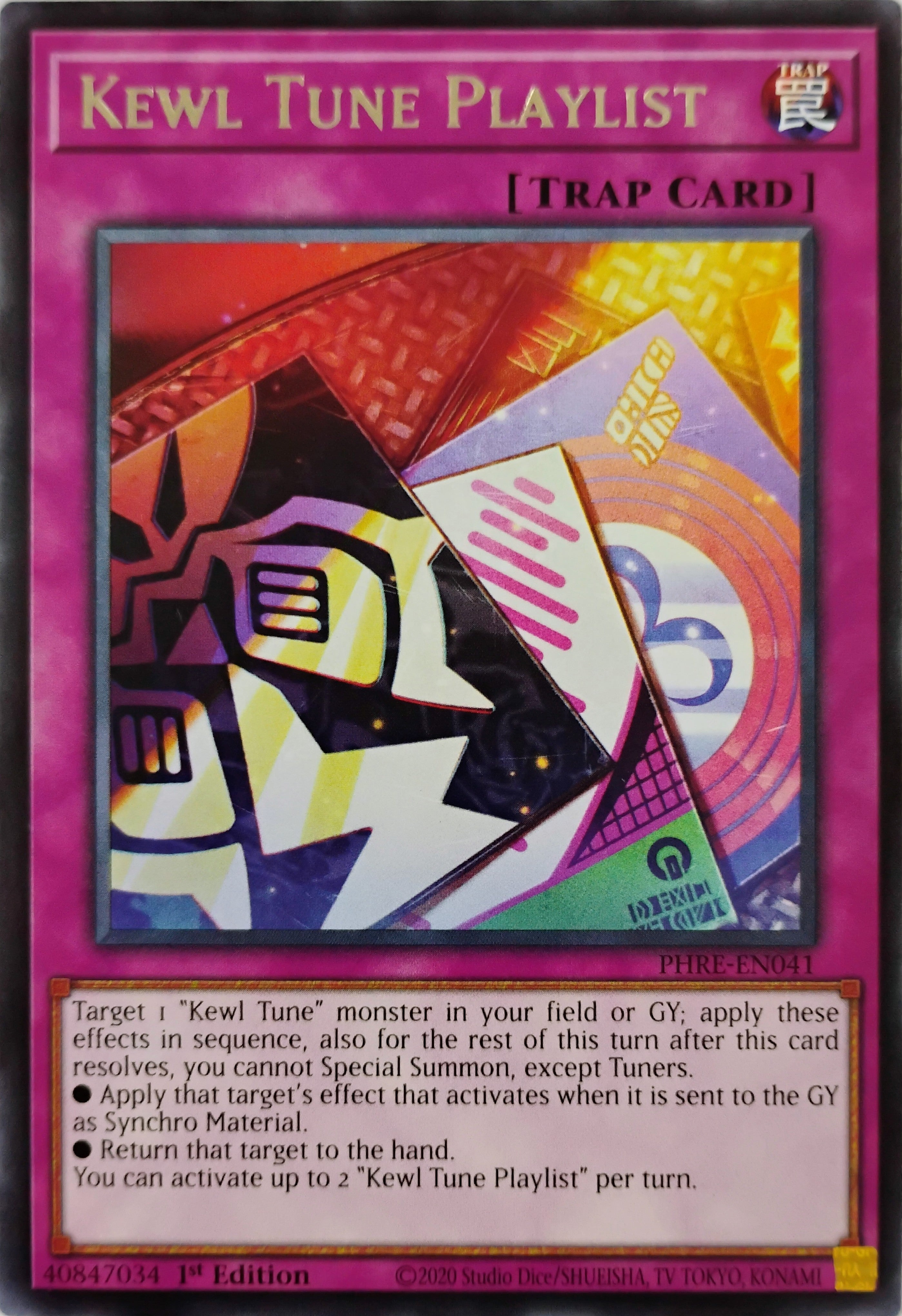 Yugioh! Kewl Tune Playlist Phre-en041 1st edition