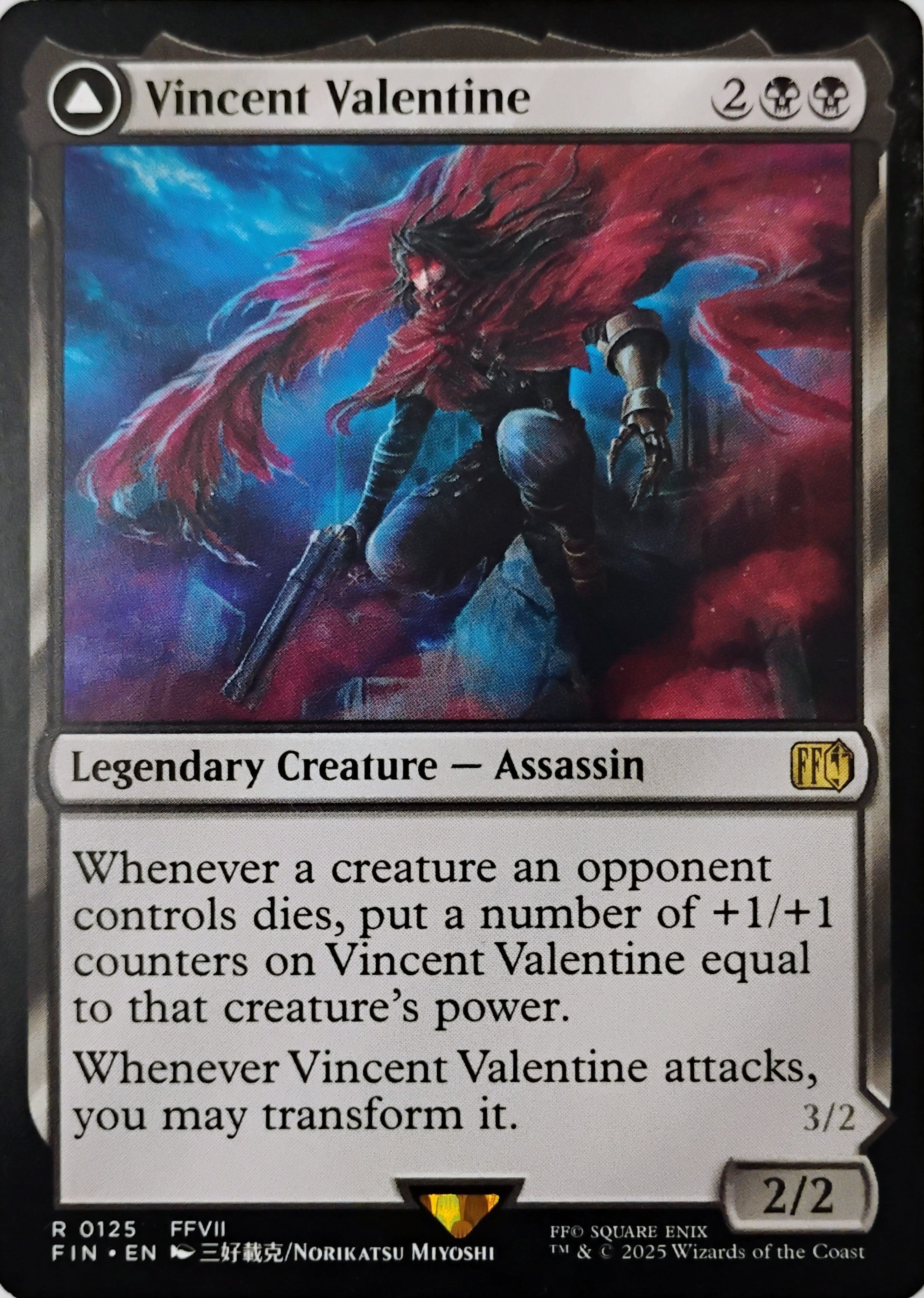 Magic tcg Vicent Valentine // Galian Beast 0125 Rare
