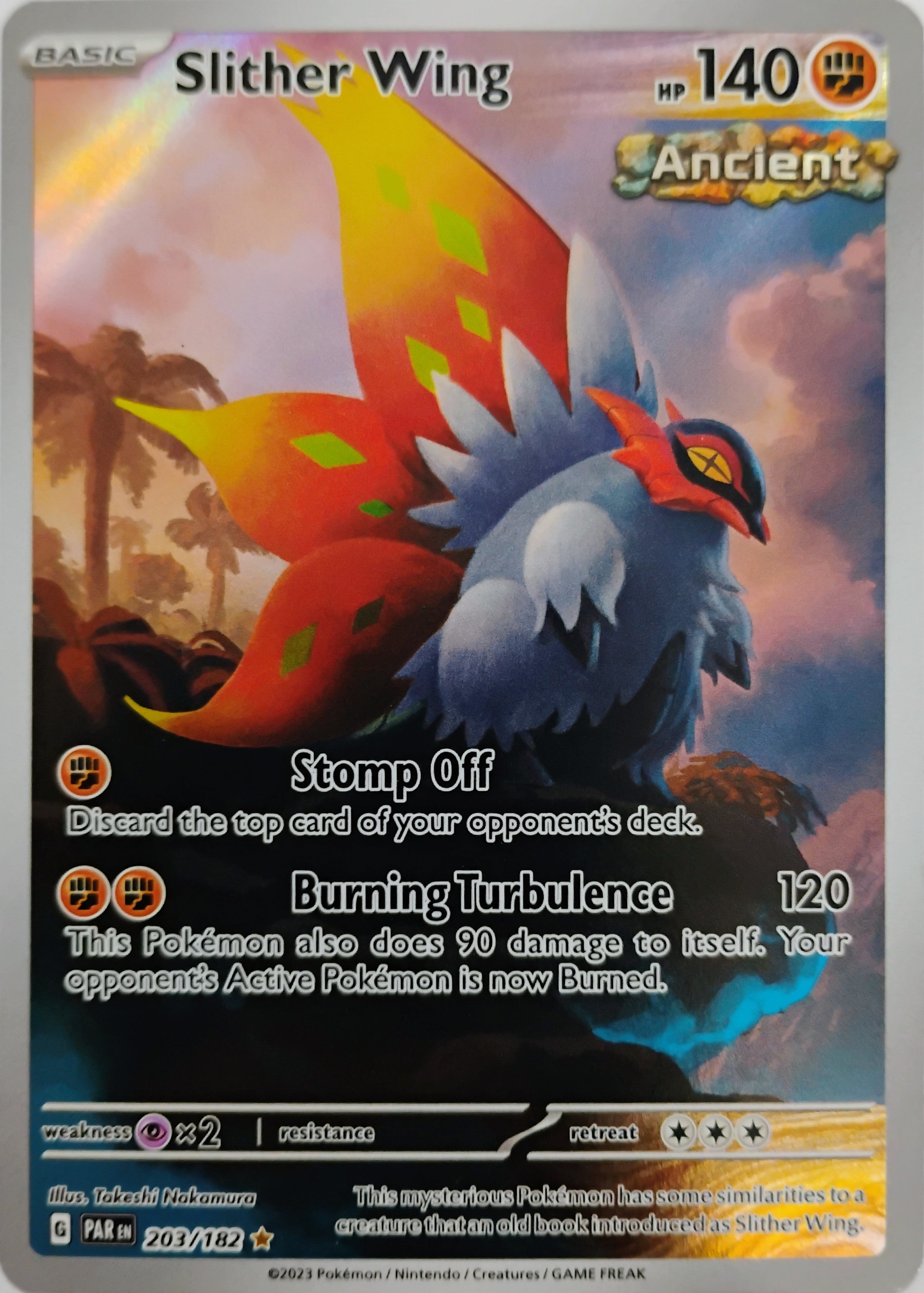 Pokémon tcg Slither Wing 203/182