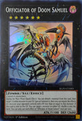 Yugioh! Officiator Of Doom Samuel Blzd-en089 1st edition Super Rare
