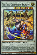 Yugioh! The Three Champions of Swordsoul Cori-en100 1st Edition Super rare