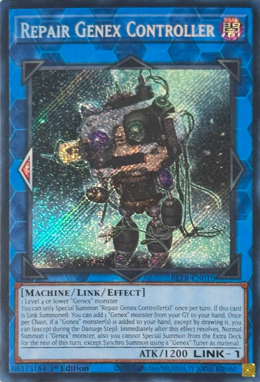 Yugioh! Repair Genex Controller BLTR-EN010 1st Edition Secret