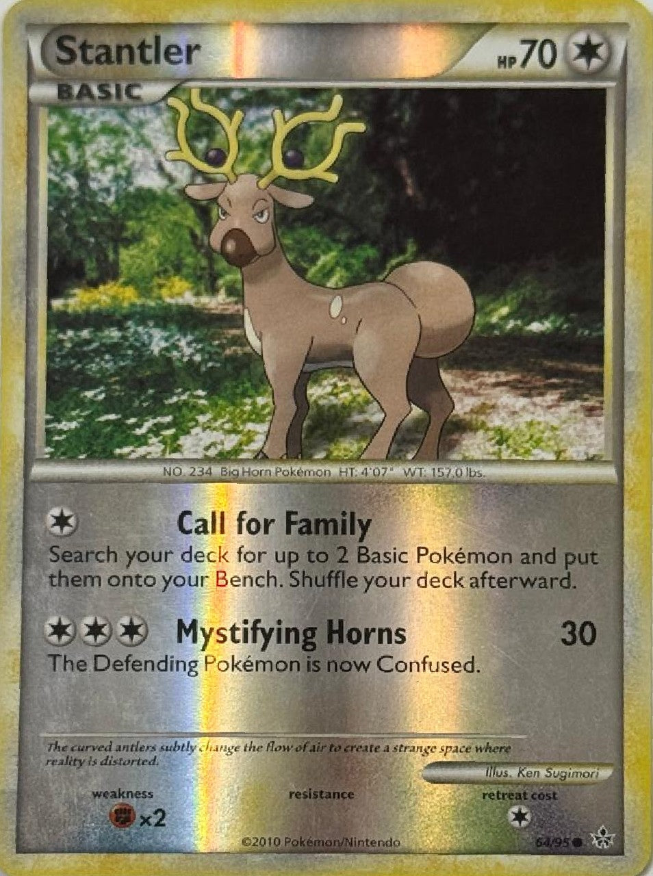 Pokémon Tcg Stantler 64/95 Reverse