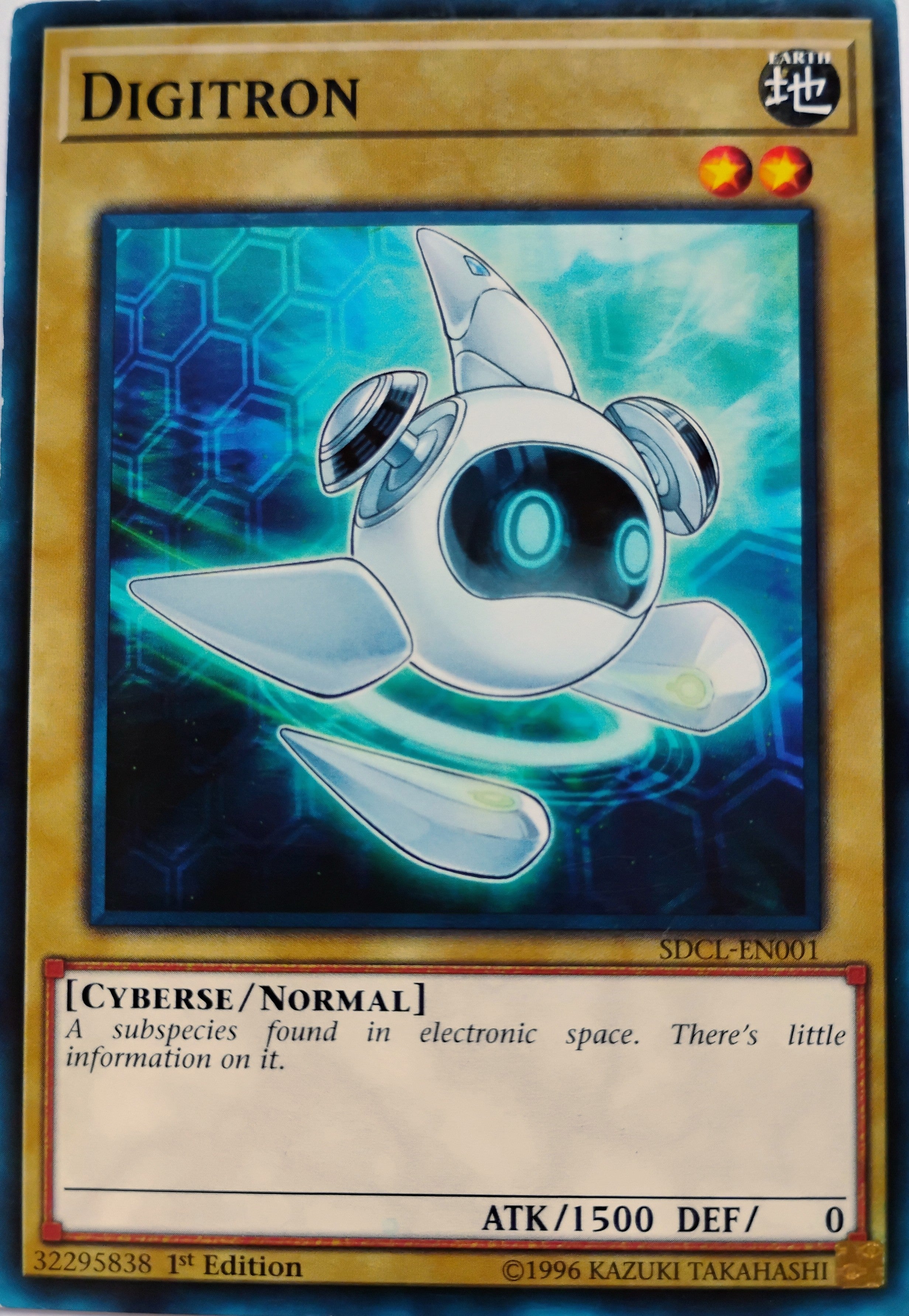 Yugioh! Digitron Sdcl-en001 1st edition