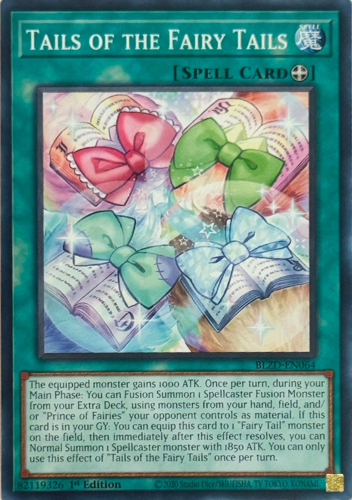 Yugioh! Tails Of The Fairy Tails BLDZ-EN064 1st Edition