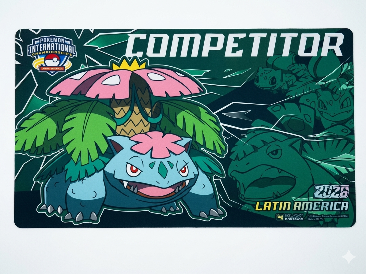 Playmat de Pokémon: Pokémon International Championships Latíno América 2026 Venusaur