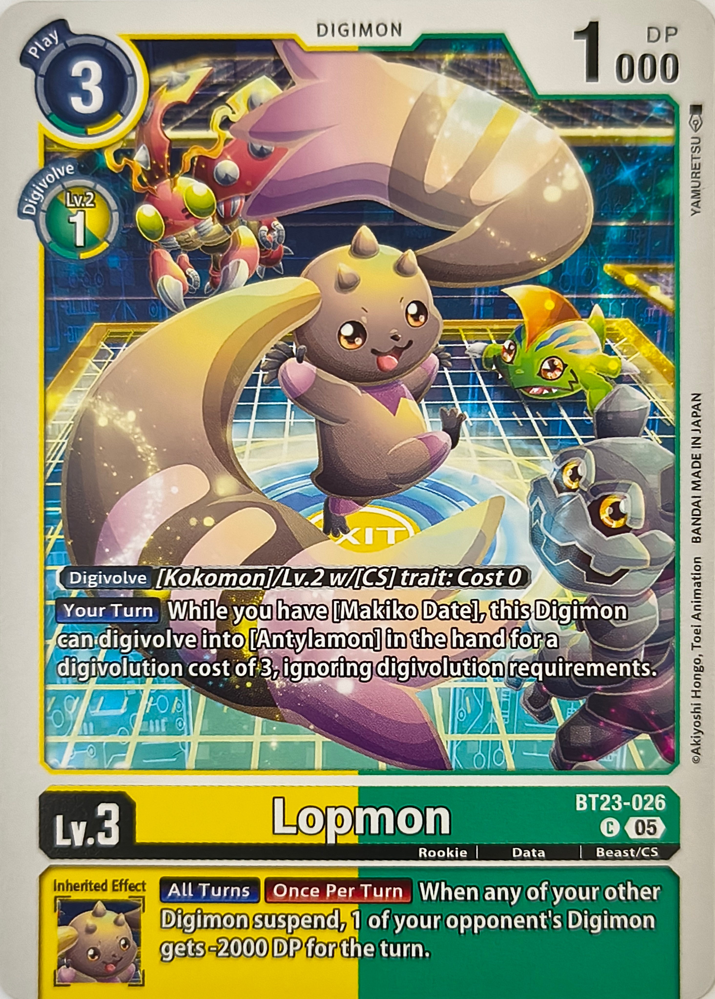 Digimon tcg Lopmon Bt23-026
