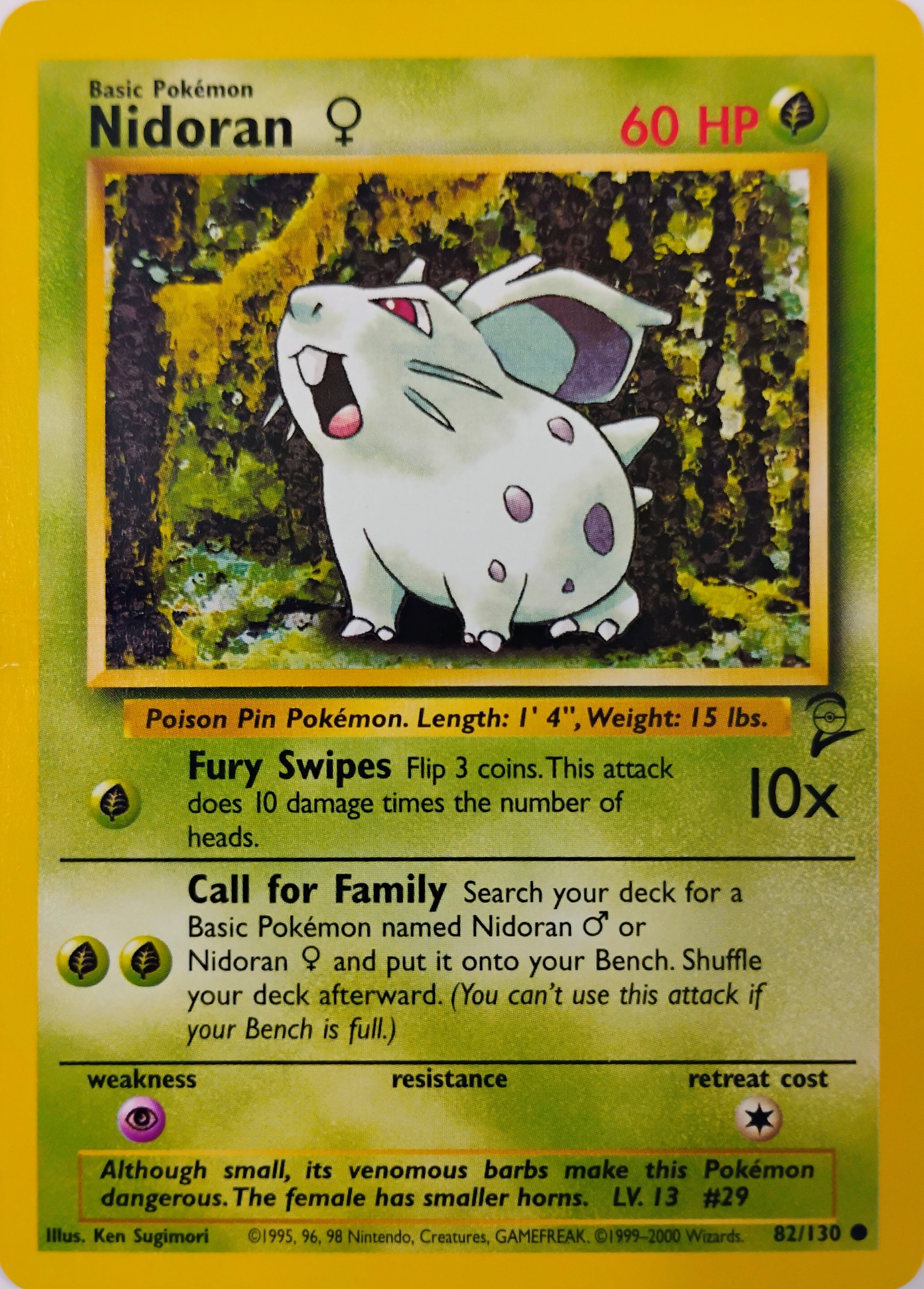 Pokémon tcg Nidorina 40/64