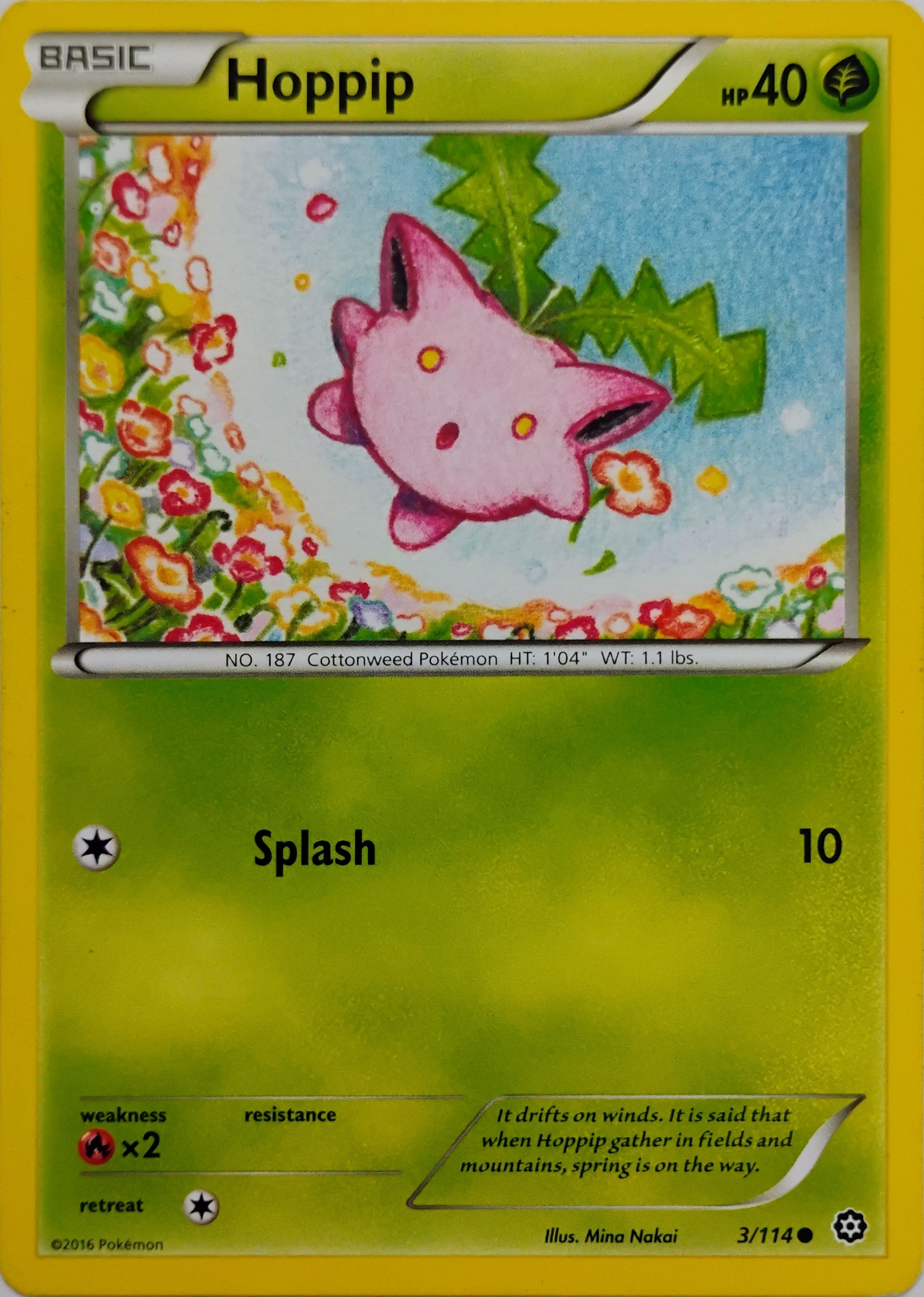 Pokémon tcg Hoppip 3/114