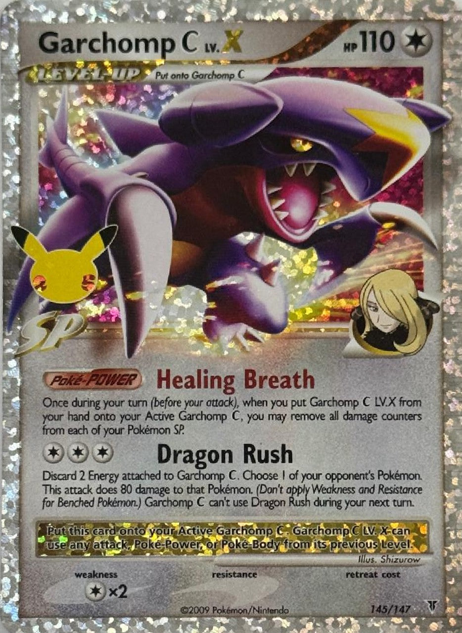 Pokémon Tcg Garchomp C Lv.X 145/147 Holo (CCC)