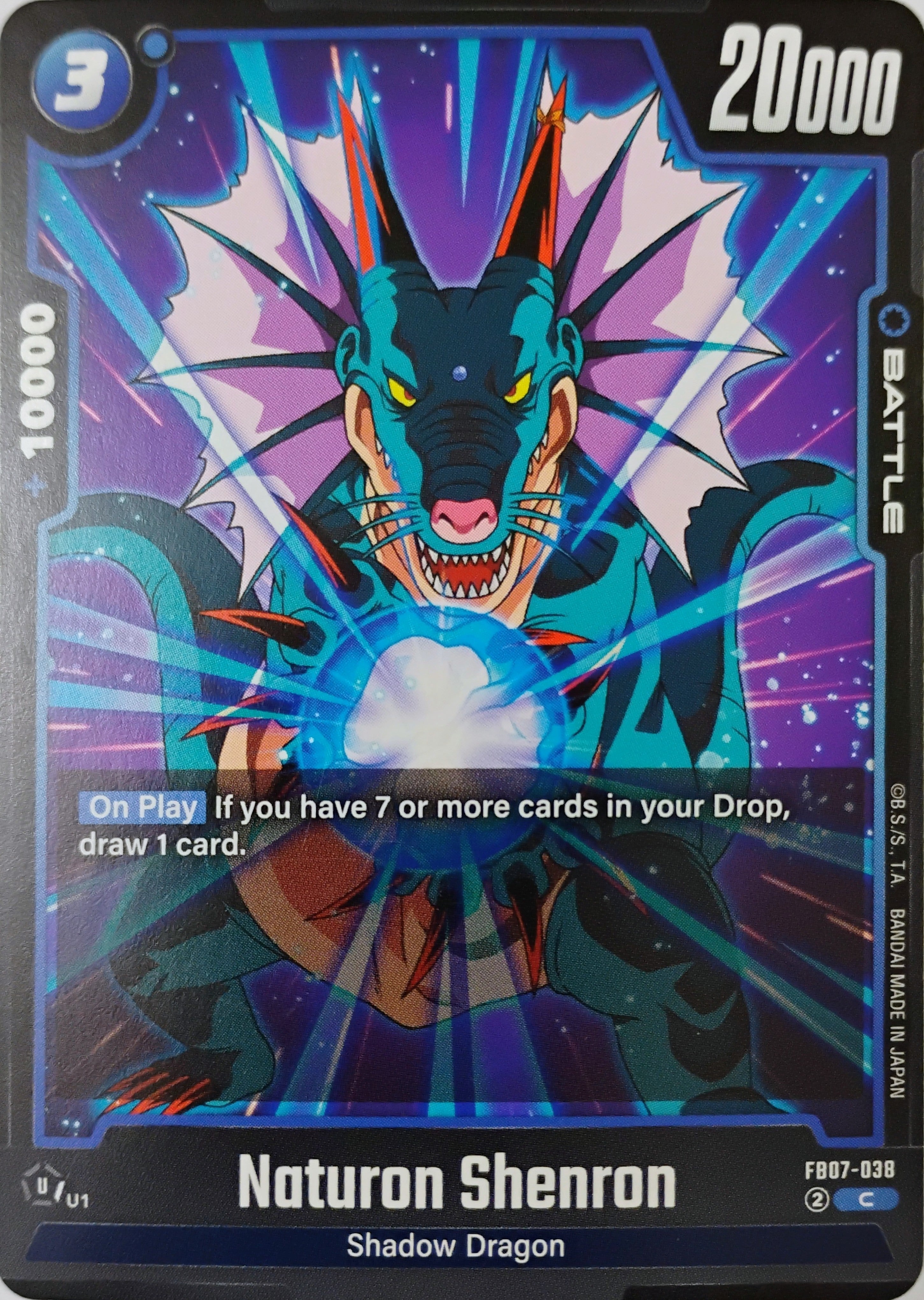Pokémon tcg Naturon Shenron Fb07-038