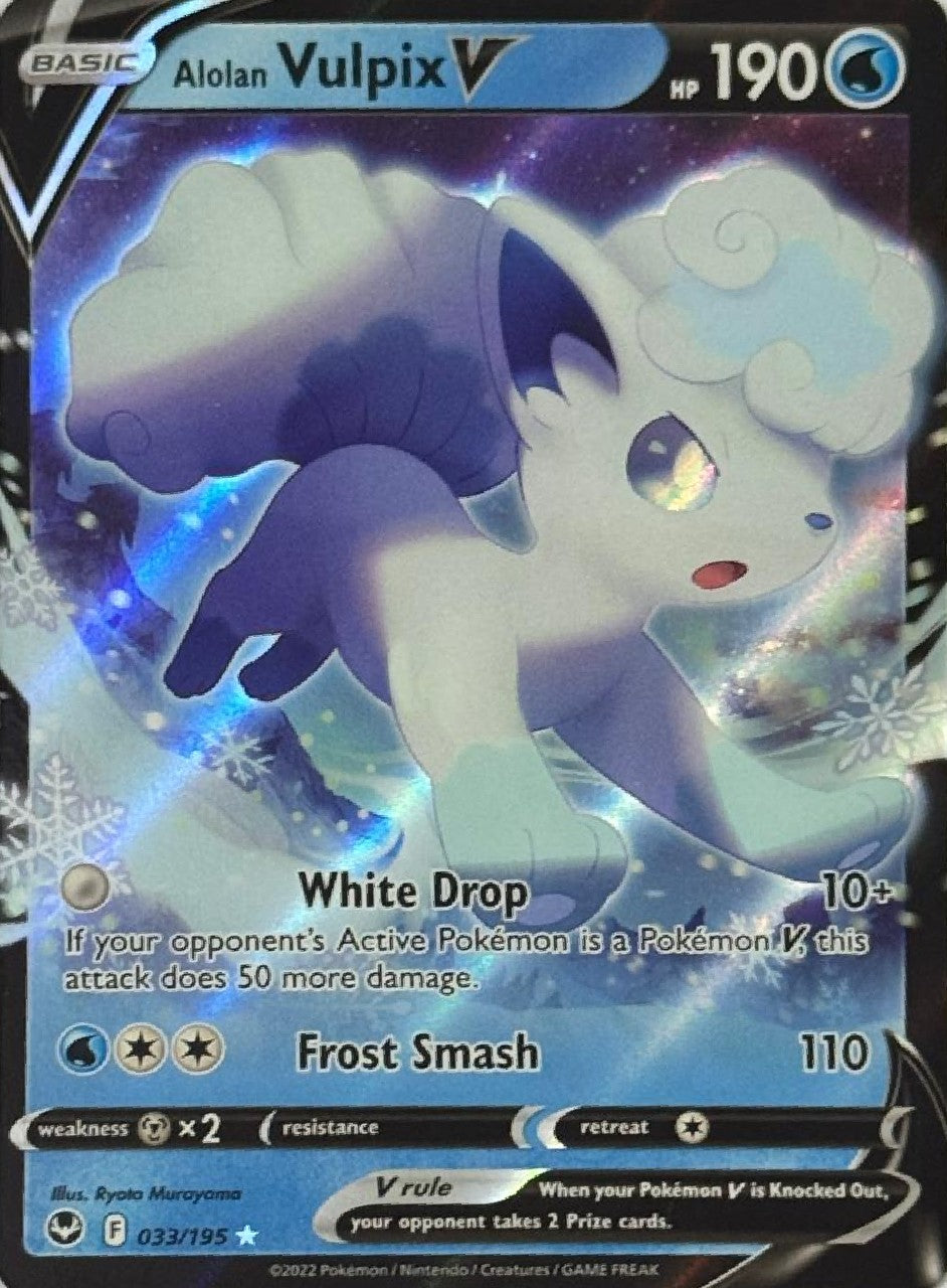 Pokémon Tcg Alolan Vulpix V 033/195