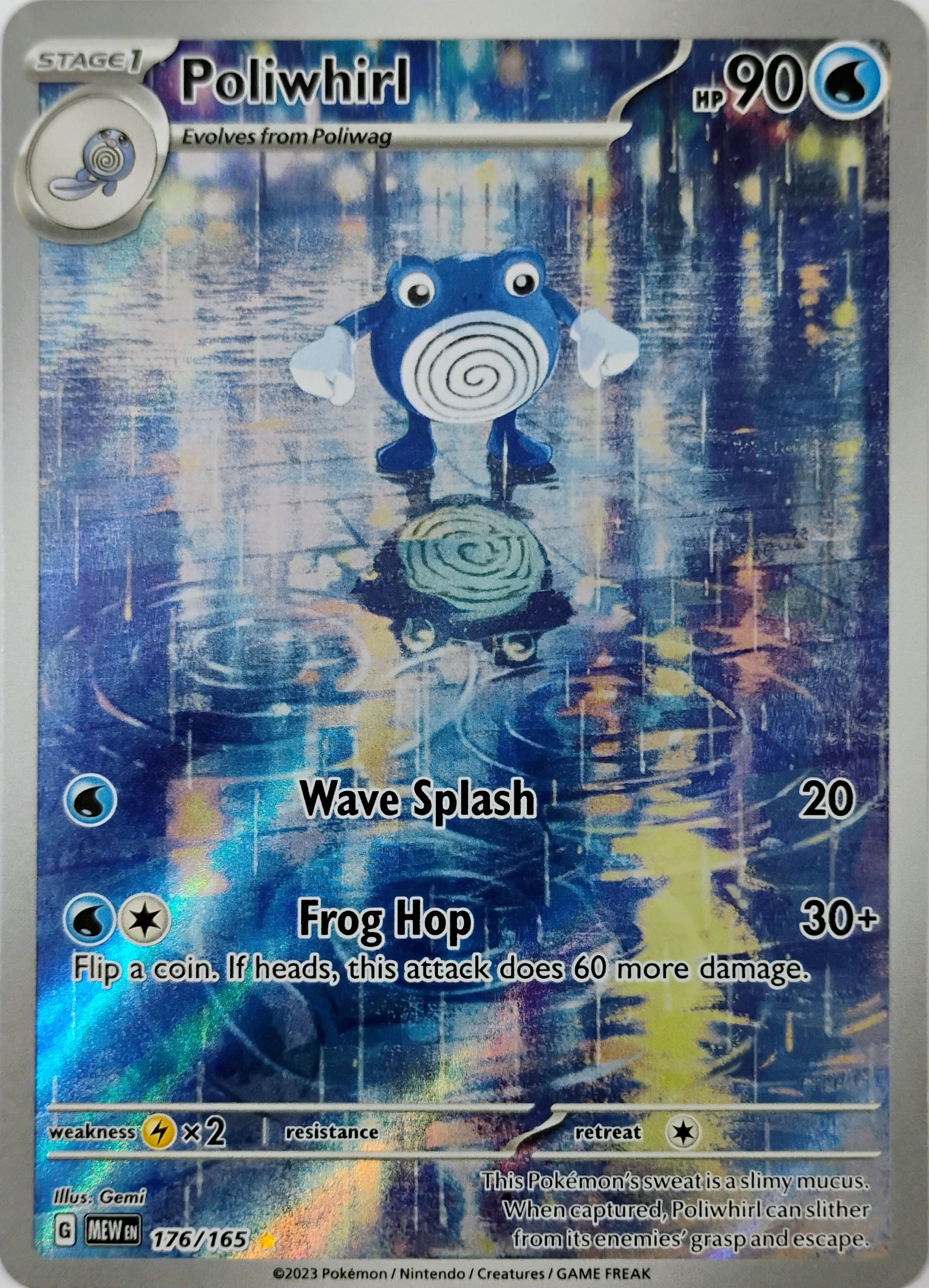 Pokémon tcg Poliwhirl 176/165