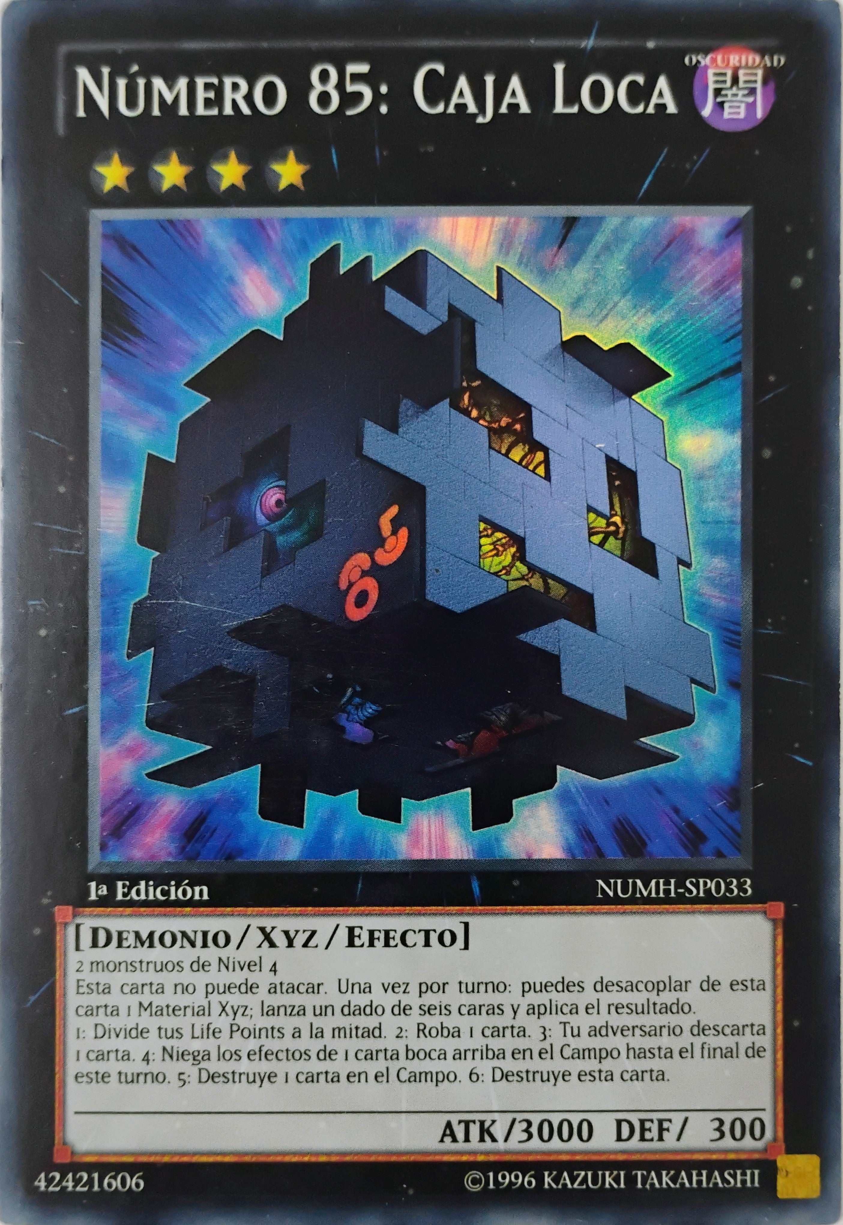 Yugioh! Número 85: caja loca Numh-sp033 1ra edicion Super Rara