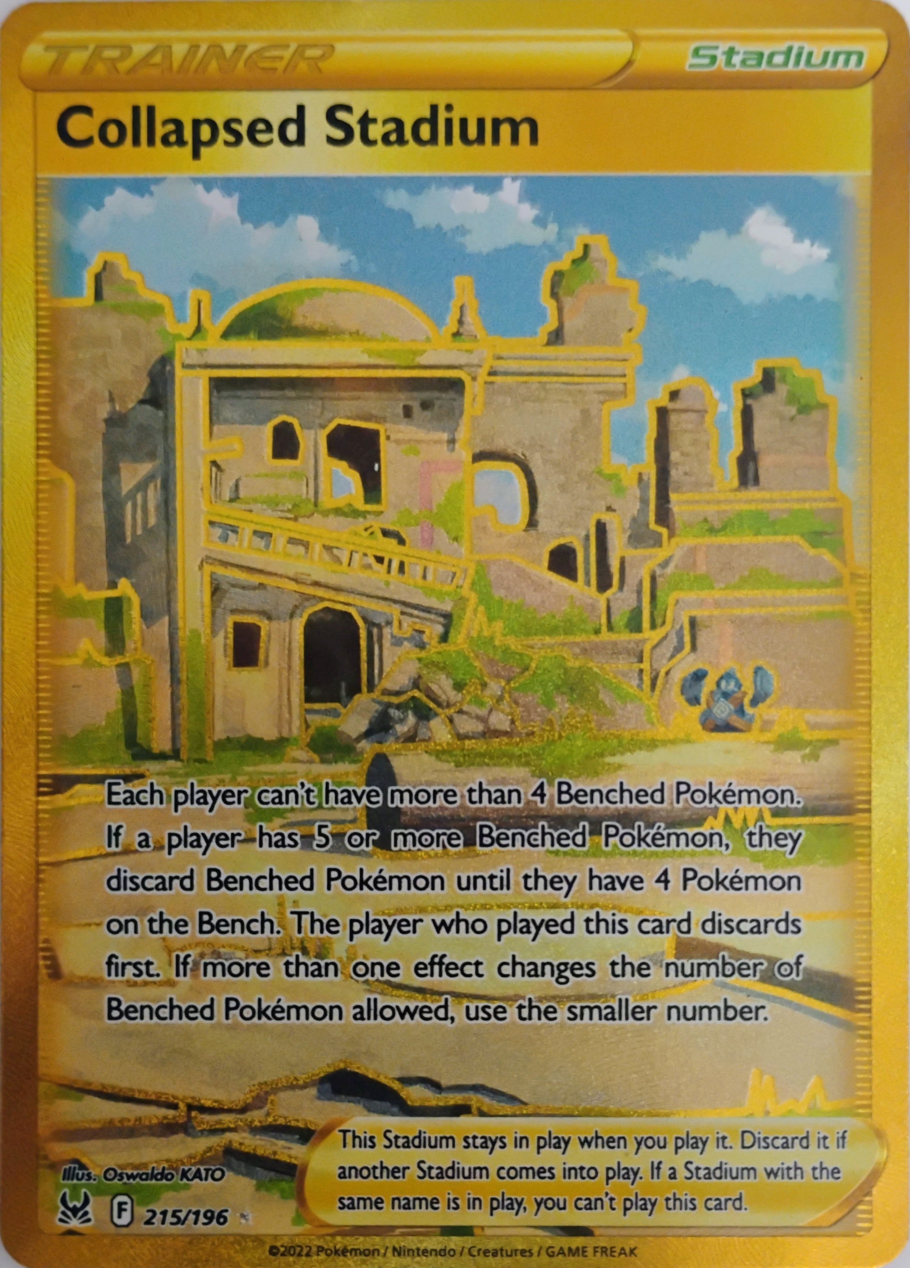 Pokémon tcg Collapsed Stadium 215/196