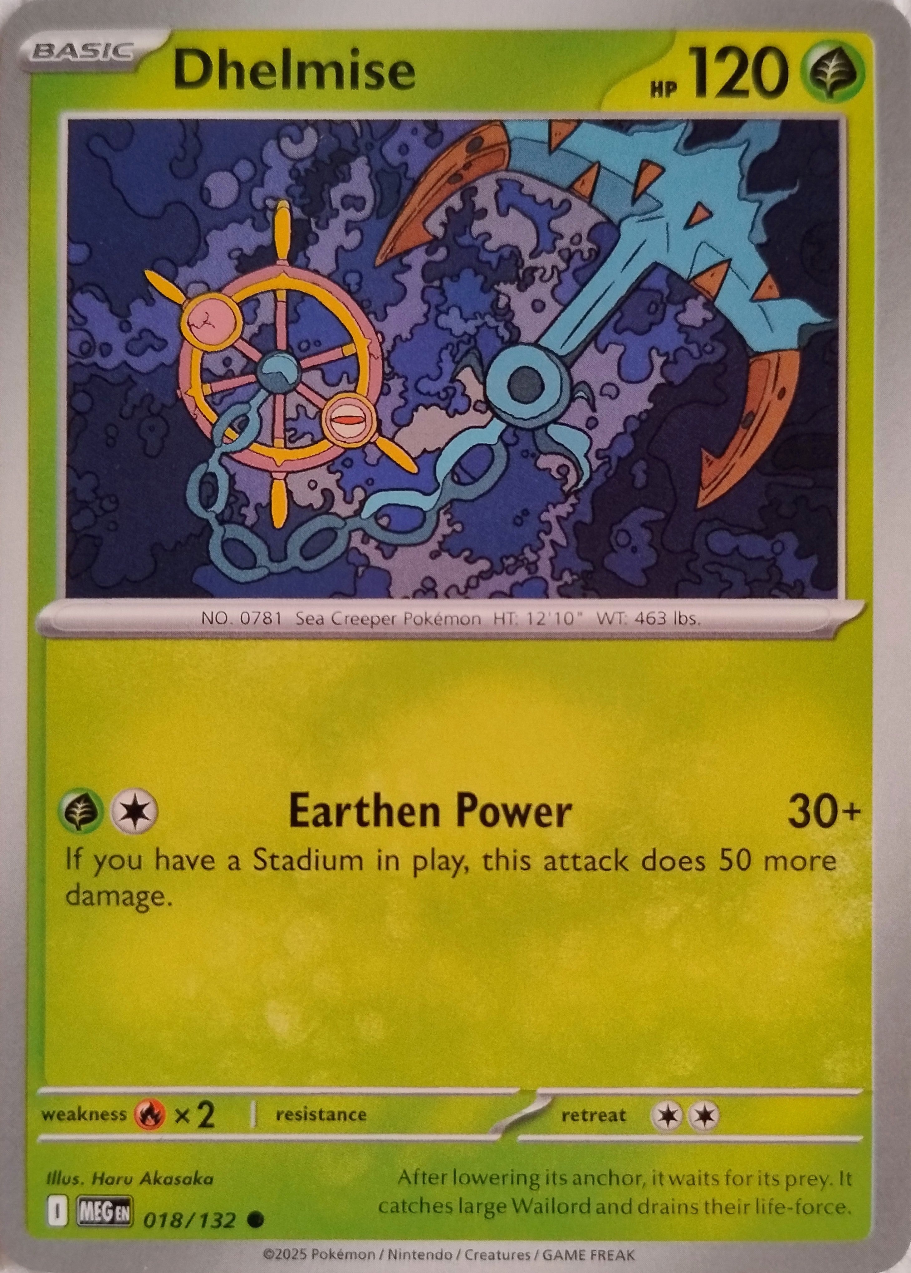 Pokemon Tcg Dhelmise 018/132