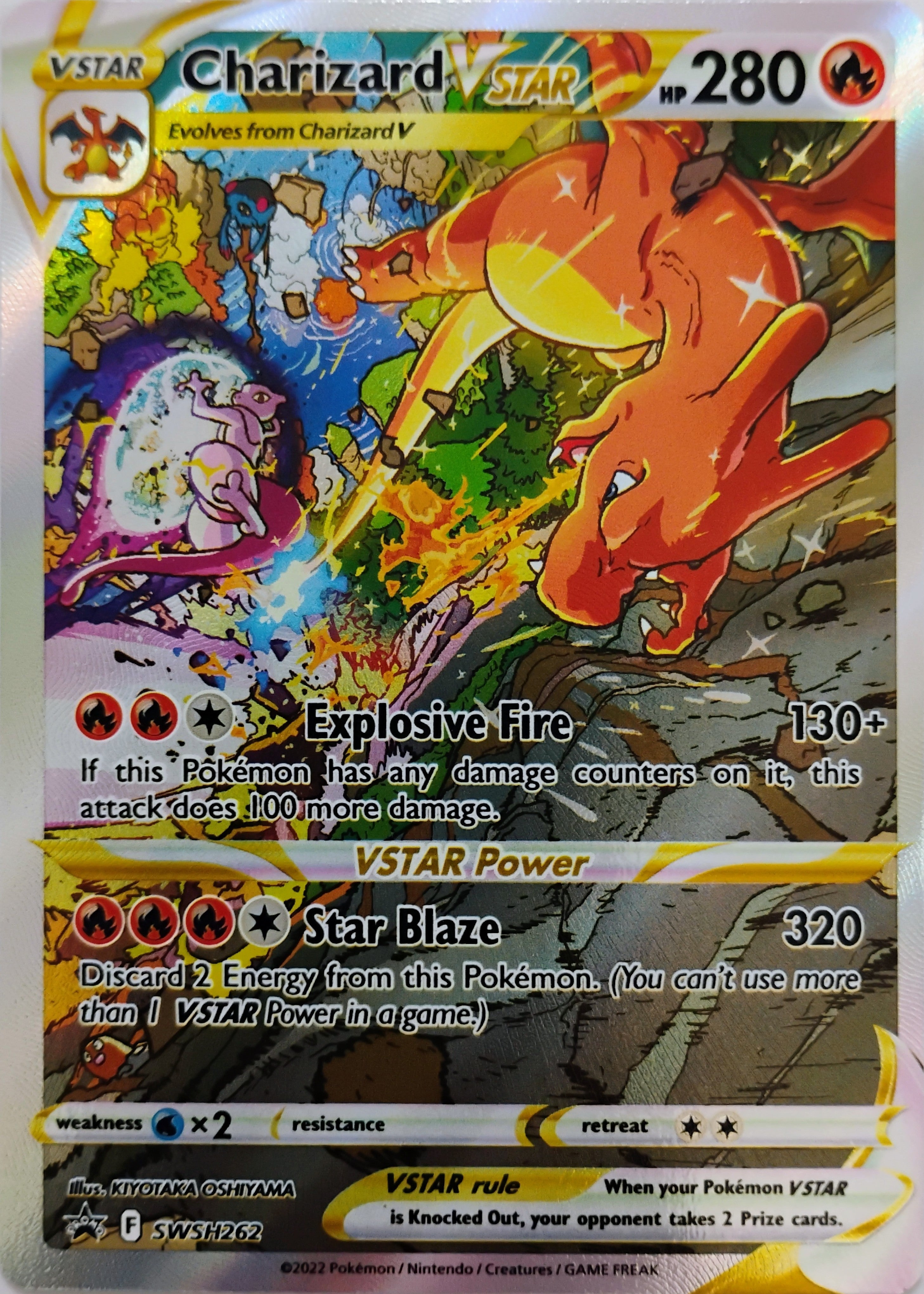 Pokémon tcg Charizard Vstar Swsh262
