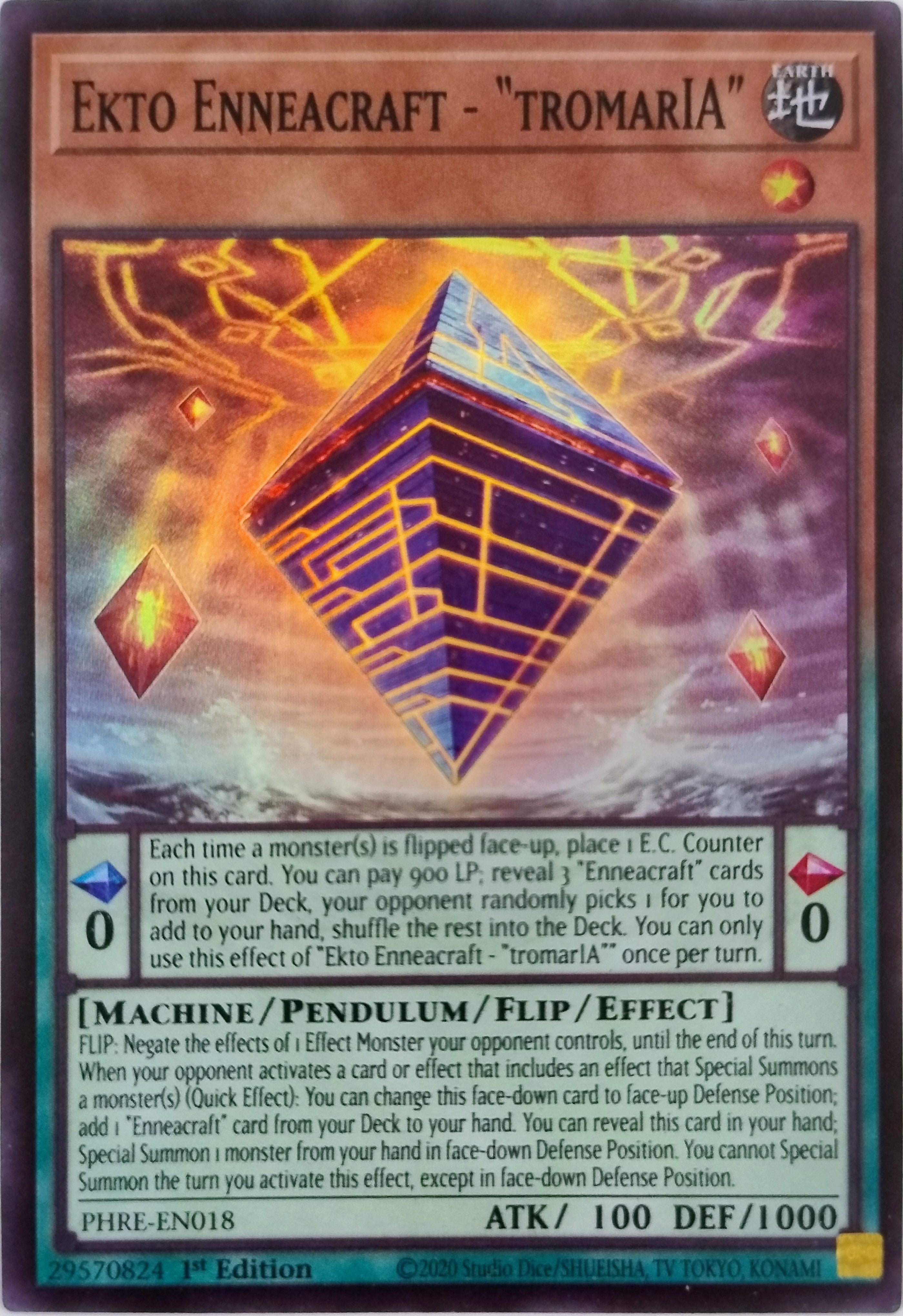 Ekto Enneacraft - "TromarIA" Phre-en018 1st Edition Super Rara