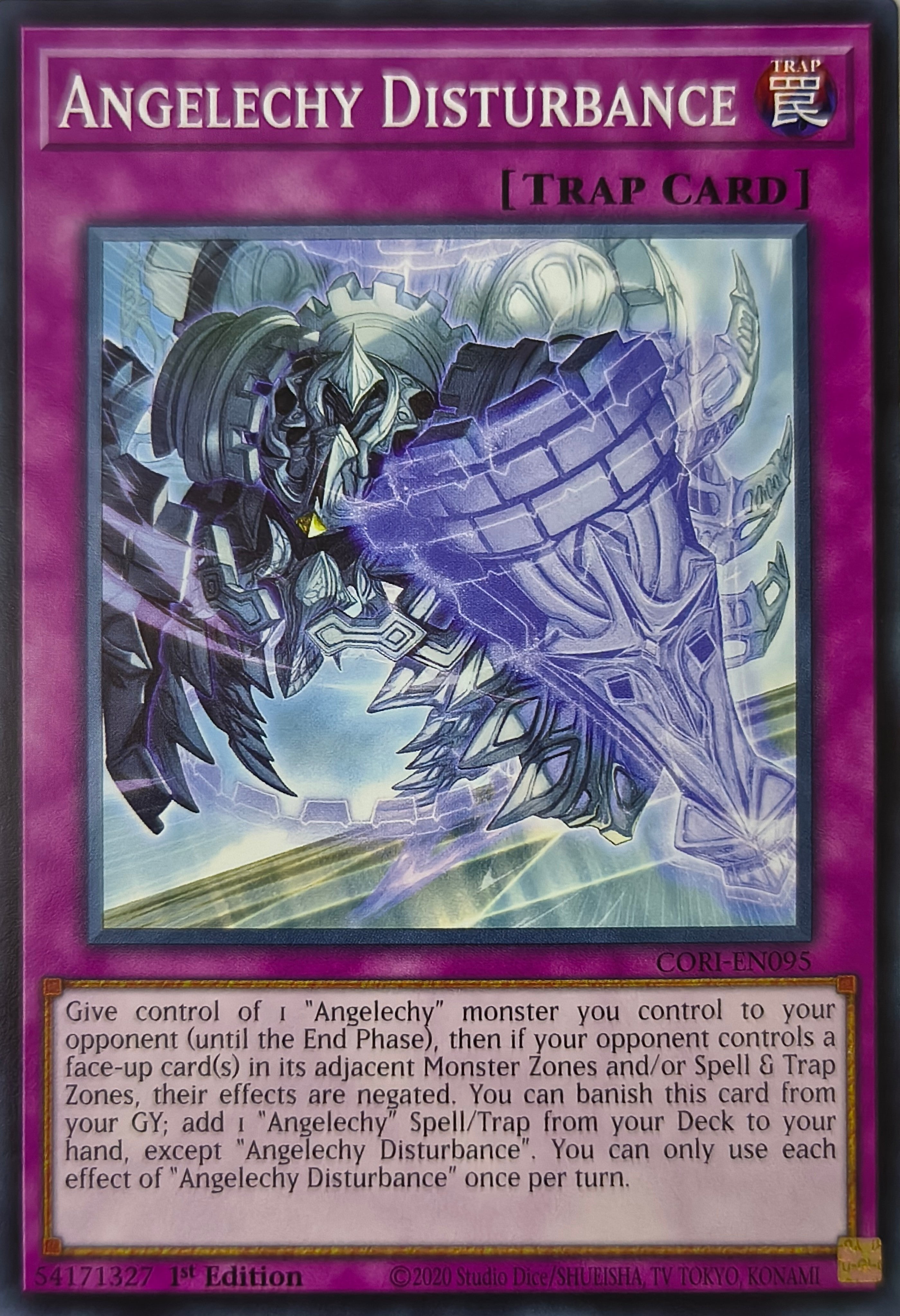 Yugioh! Angelechy Disturbance Cori-en095 1st Edition
