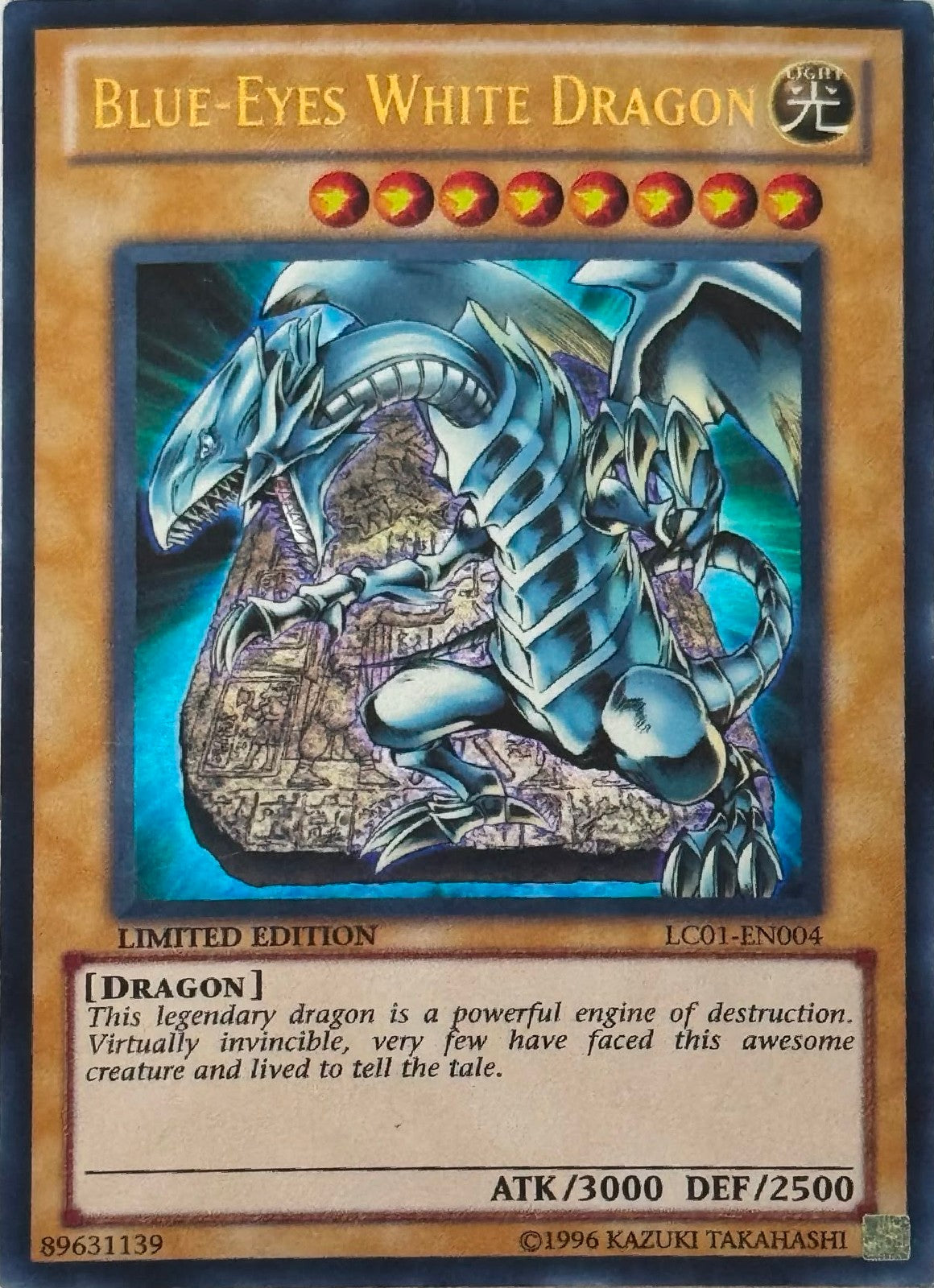 Yugioh! Blue-Eyes White Dragón LC01-EN004 LIMITED EDITION Ultra