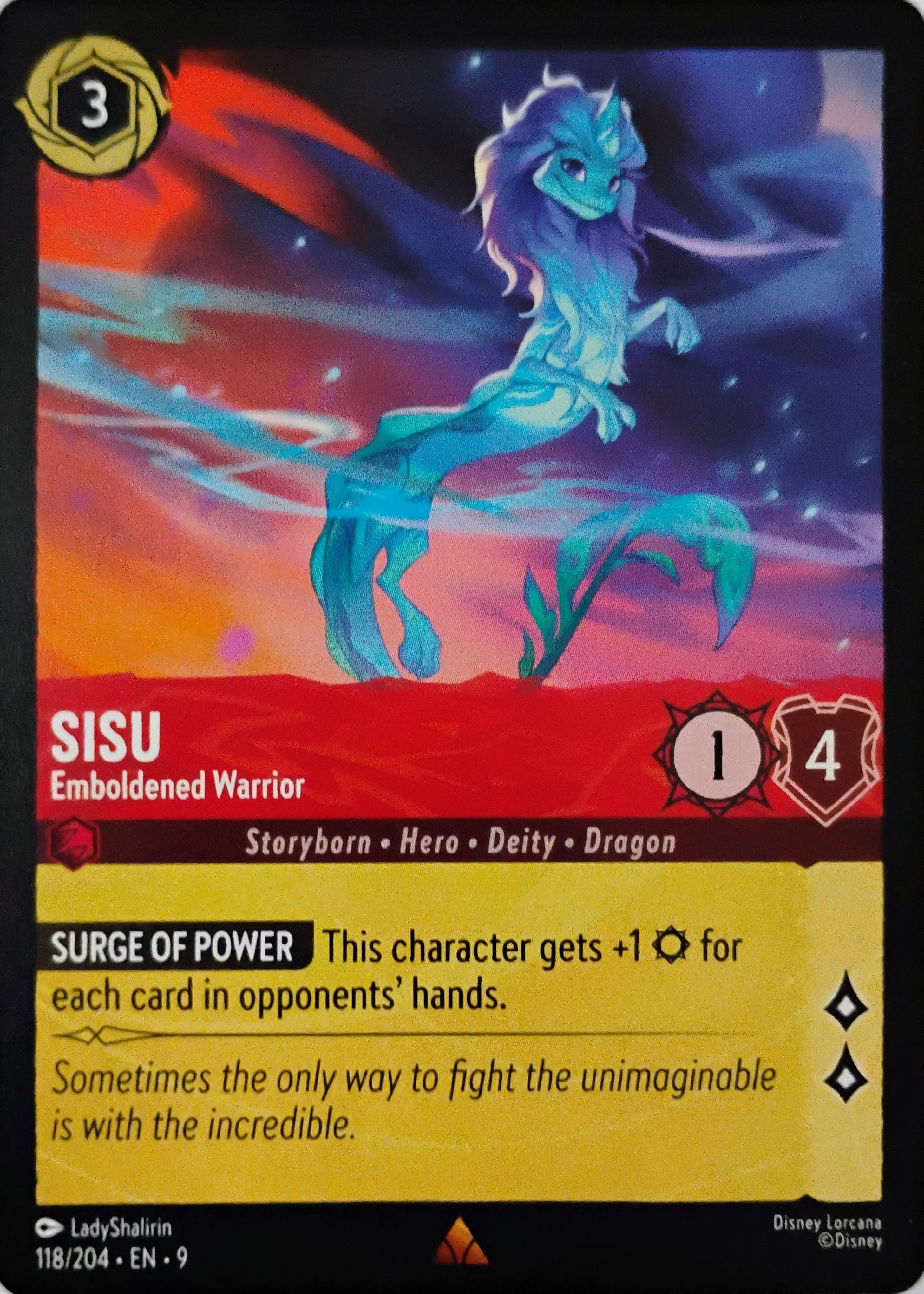 Disney Lorcana Sisu 118/204
