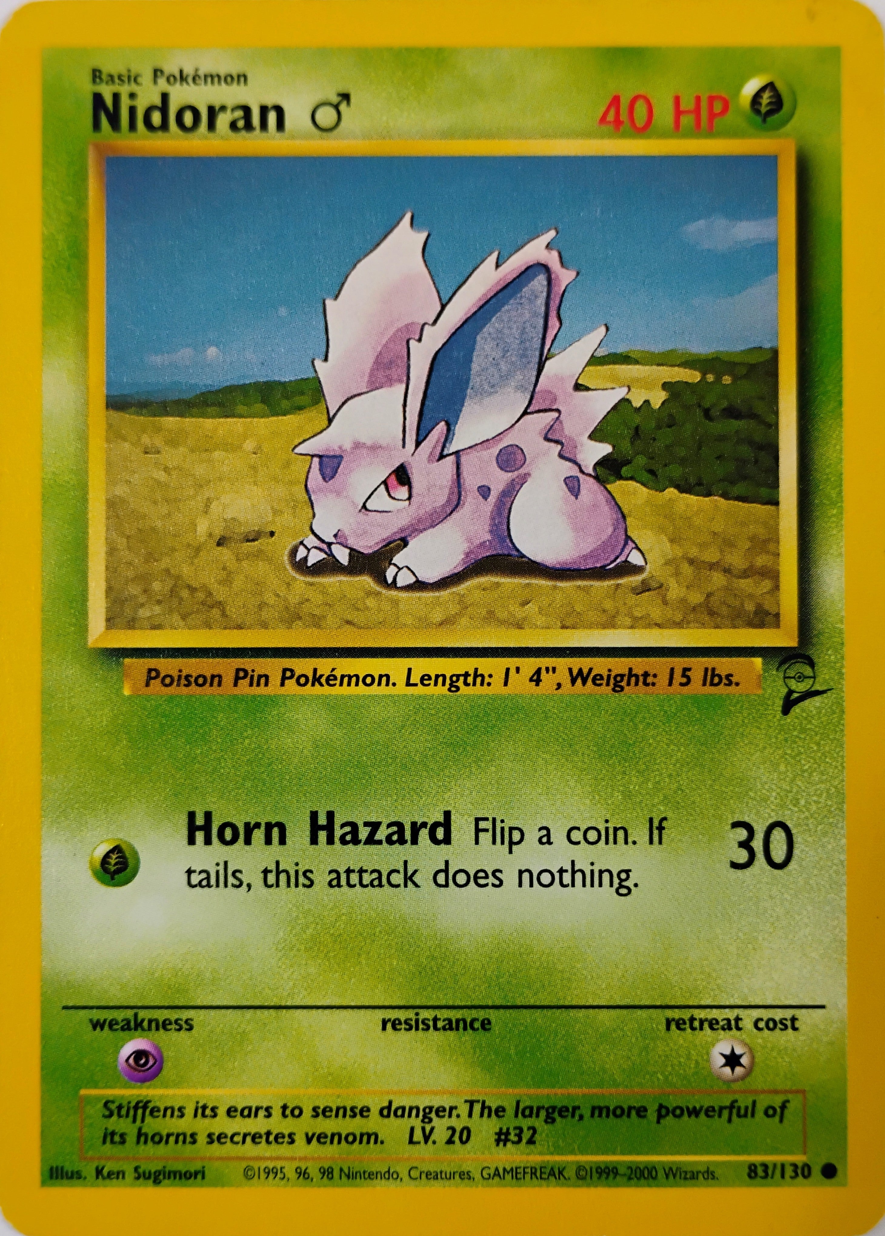 Pokémon tcg Nidoran 83/130