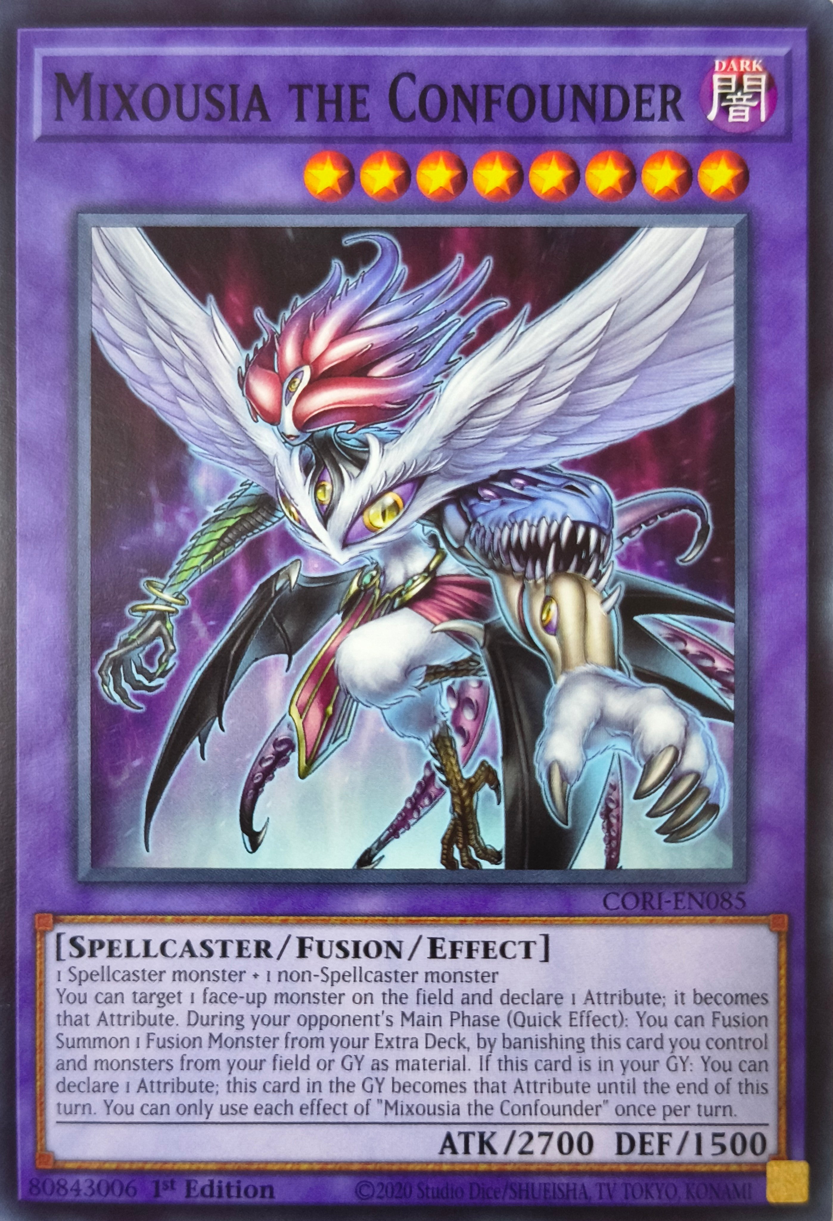 Yugioh! Mixousia the Confounder Cori-en085 1st Edition