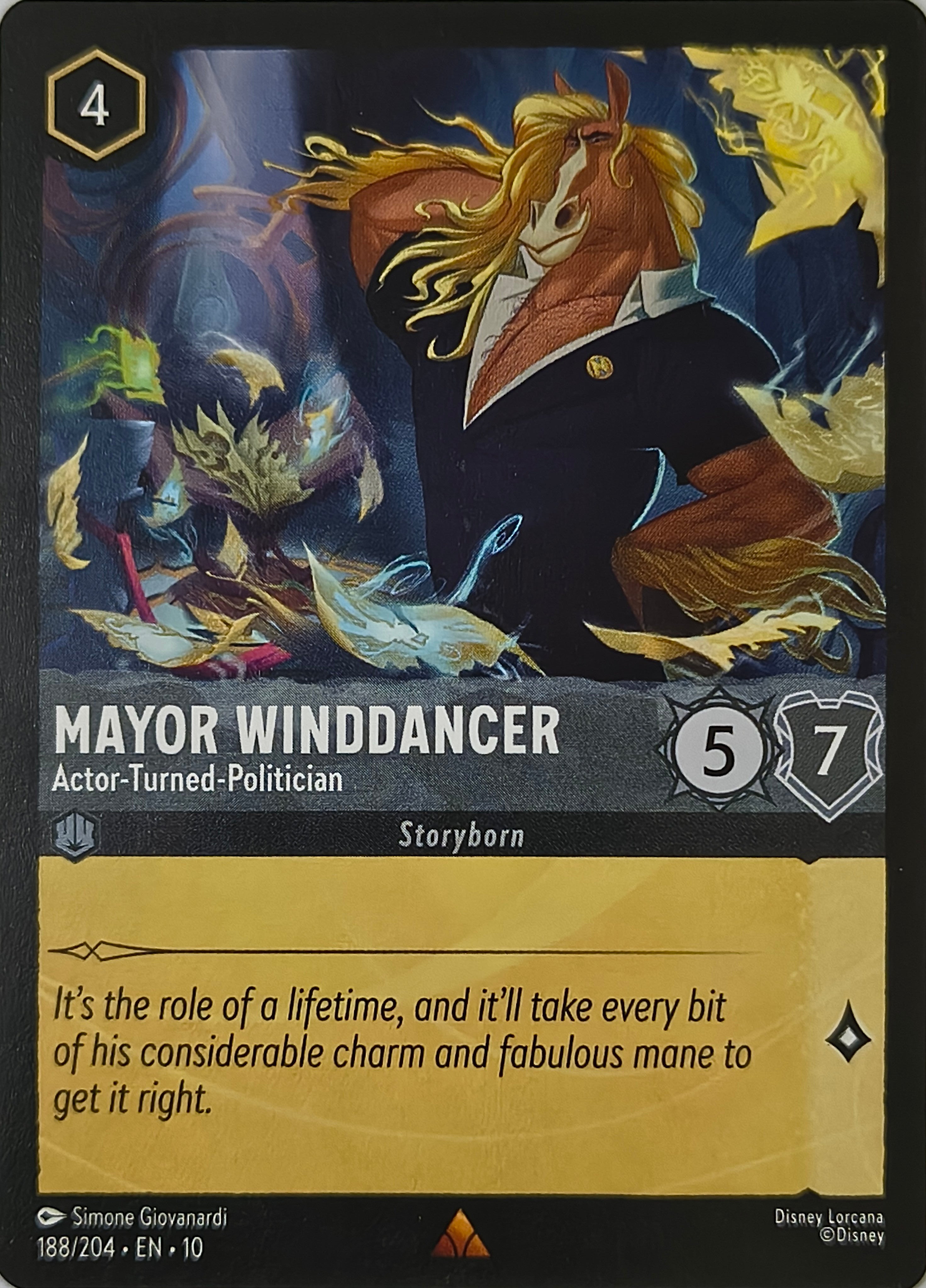 Disney Lorcana Mayor Winddancer 188/204