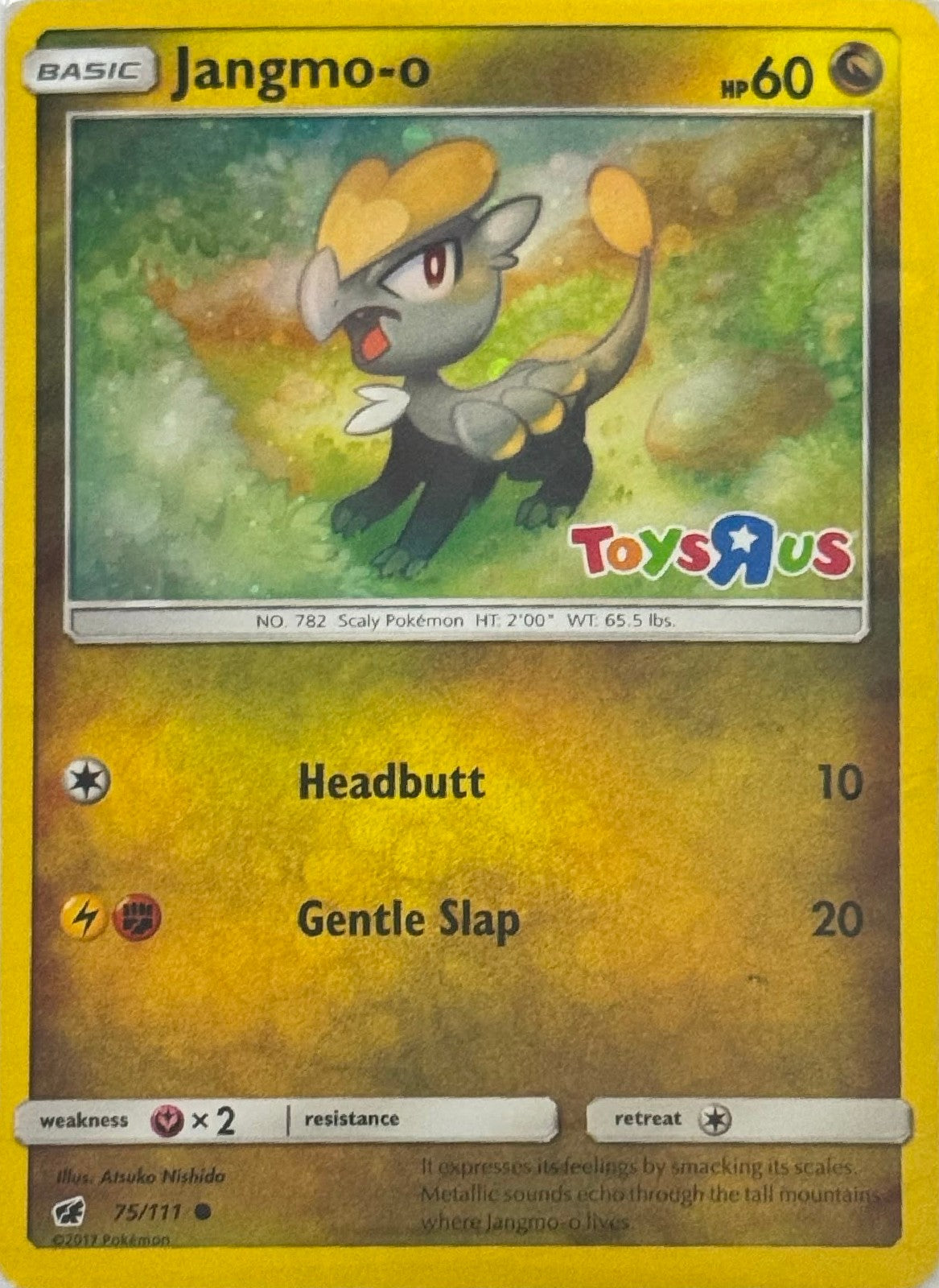 Pokémon Tcg Jangmo-o 75/111 Holo (Toys R us)