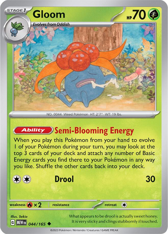 Pokemon Tcg Gloom 044/165