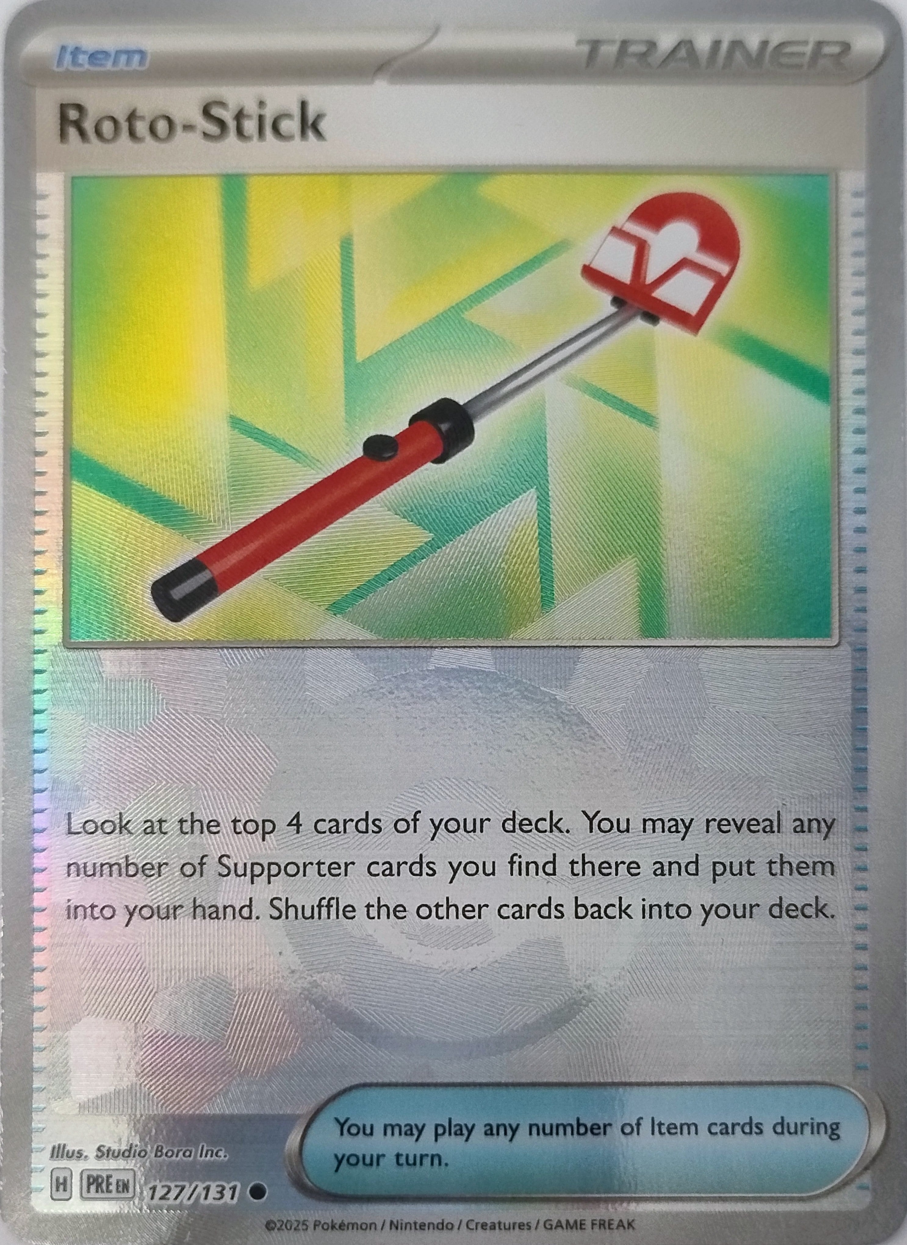Pokemon Tcg Roto-Stick 127/131 (Poke Ball)
