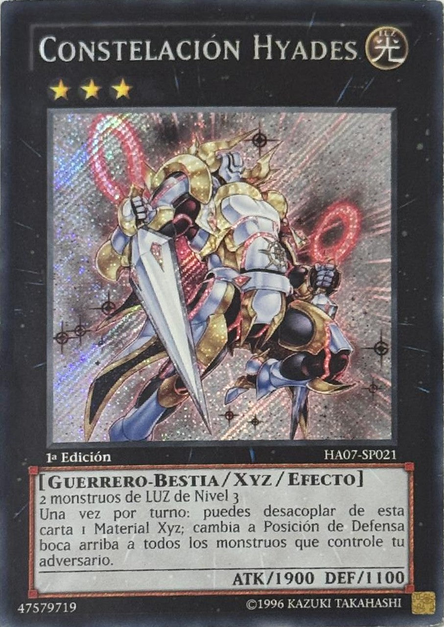 Yugioh! Constelación Hyades HA07-SP021 1a Edición Secreta