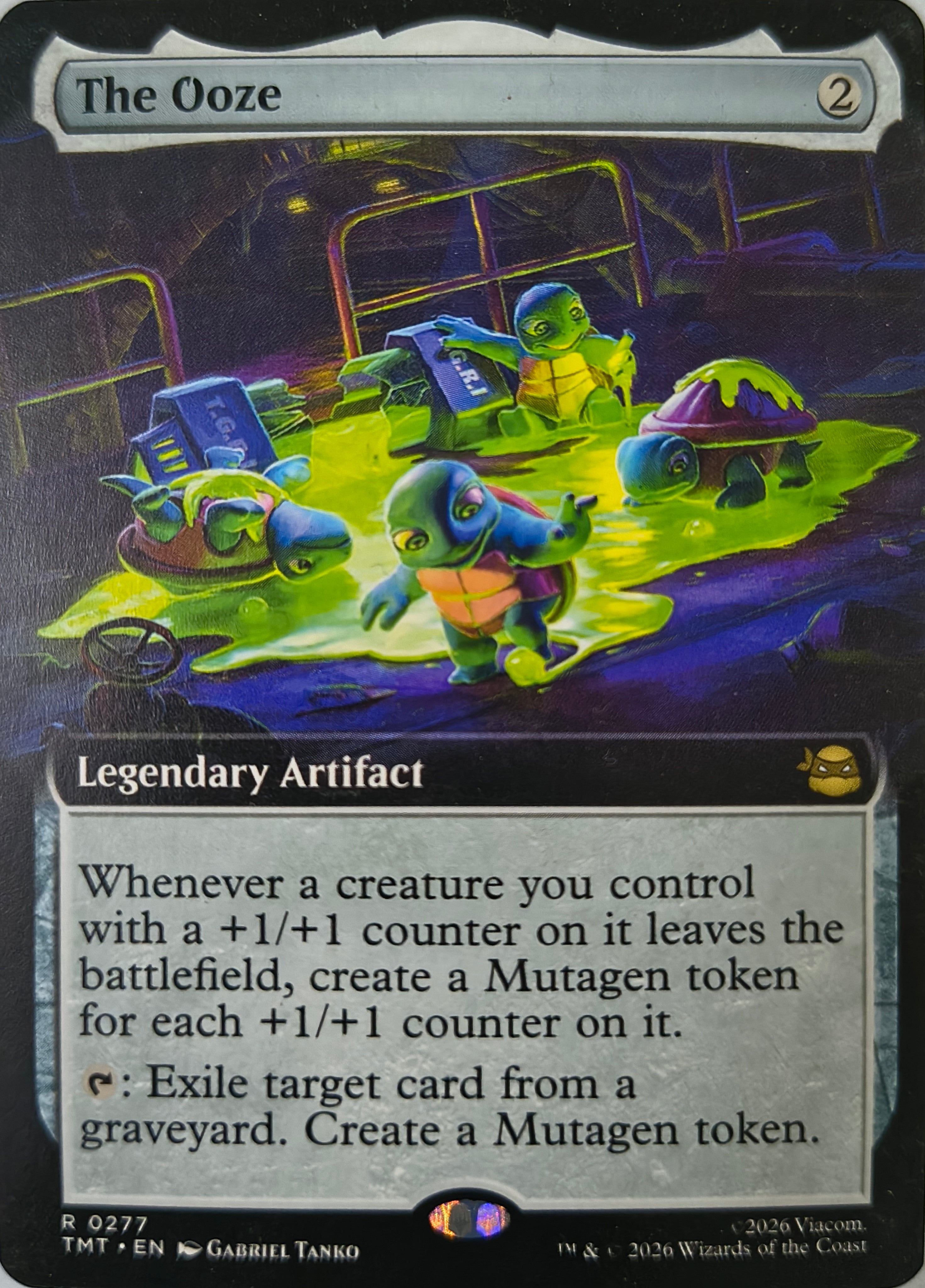 Magic tcg The Ooze 0277 Rara (Extended Art)