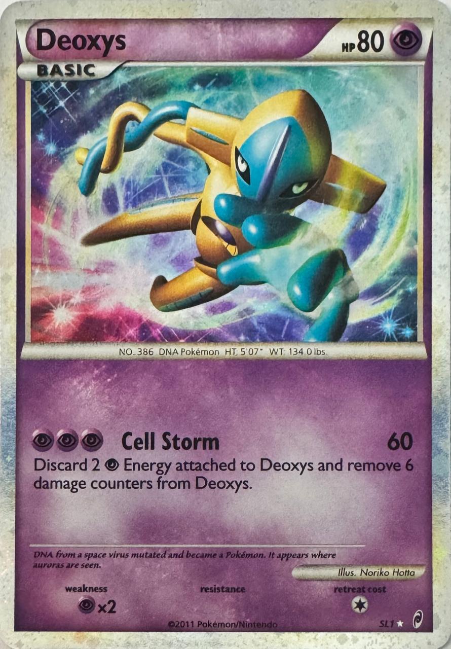 Pokémon tcg Deoxys SL1 Shiny