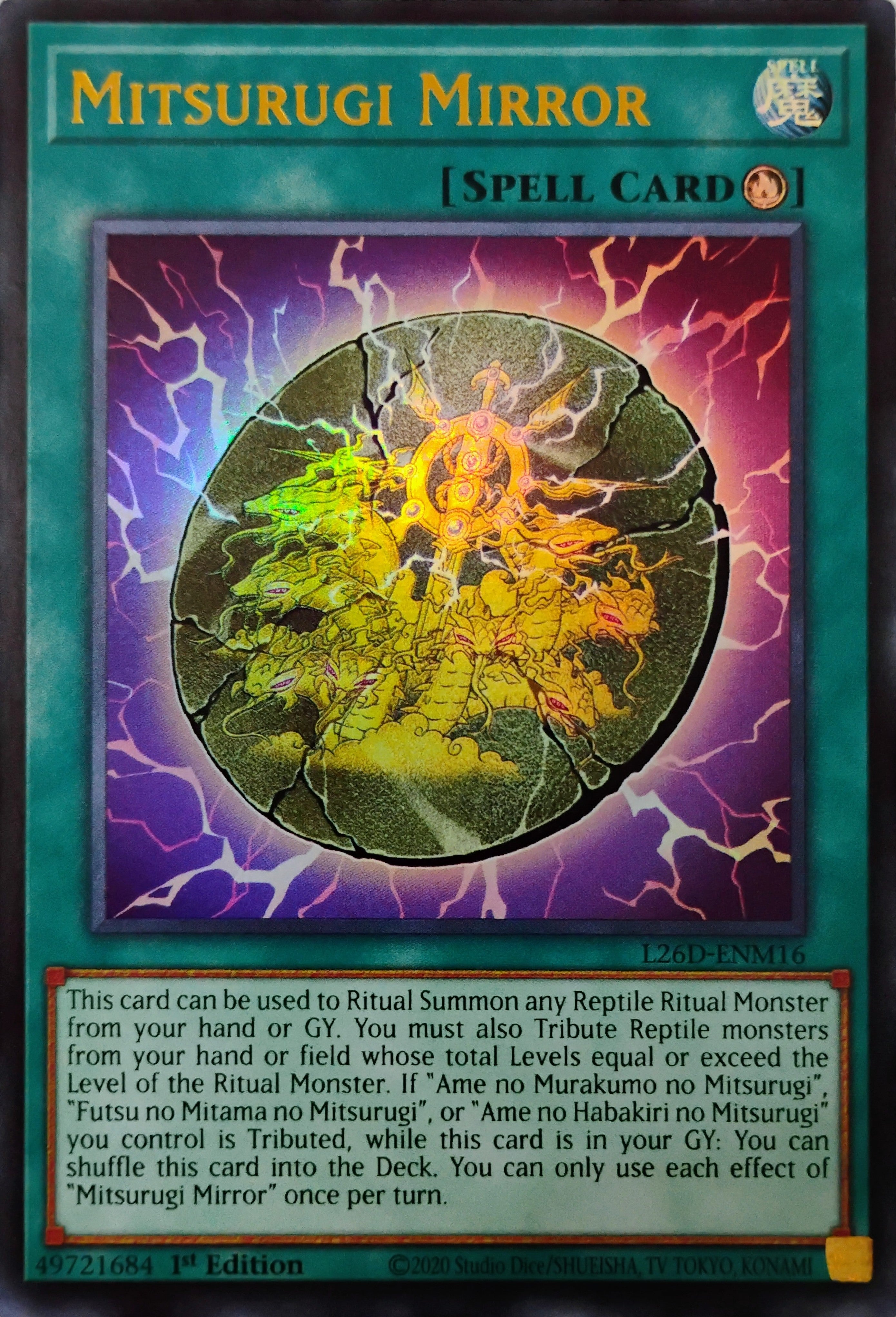 Yugioh! Mitsurugi Mirror L26D-Enm16 Ultra Rare