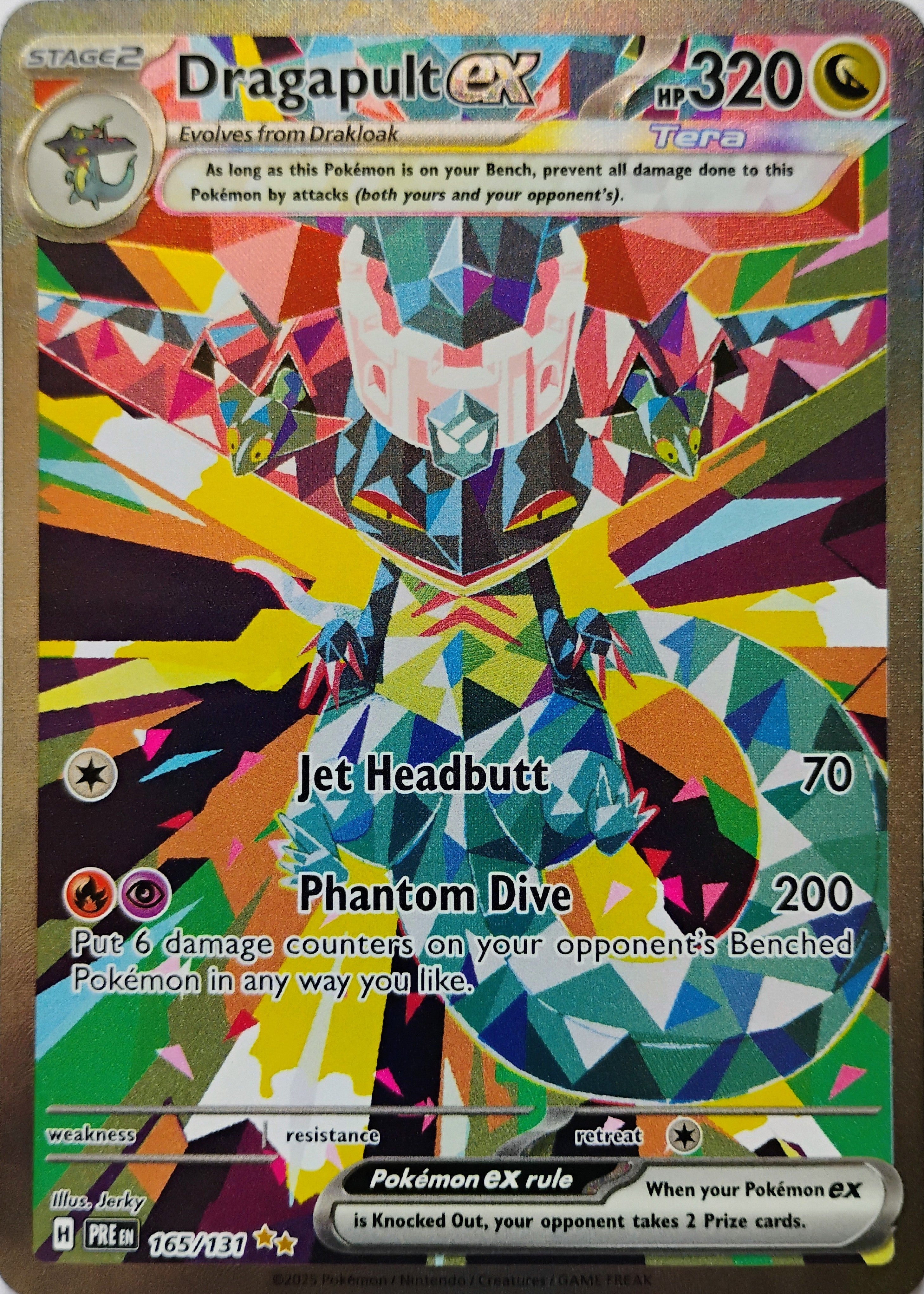 Pokémon tcg Dragapult Ex 165/131