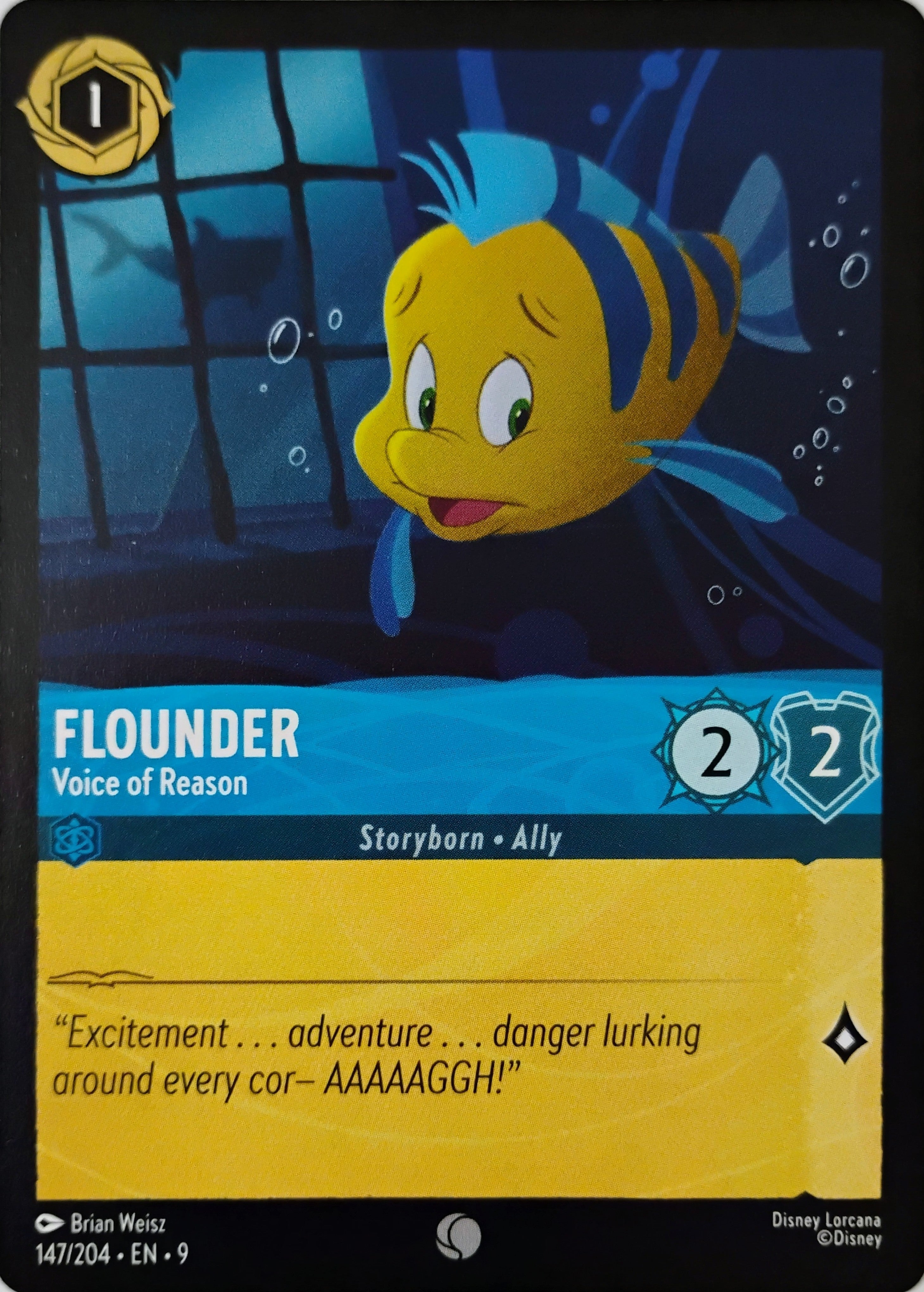 Disney Lorcana Flounder 147/204